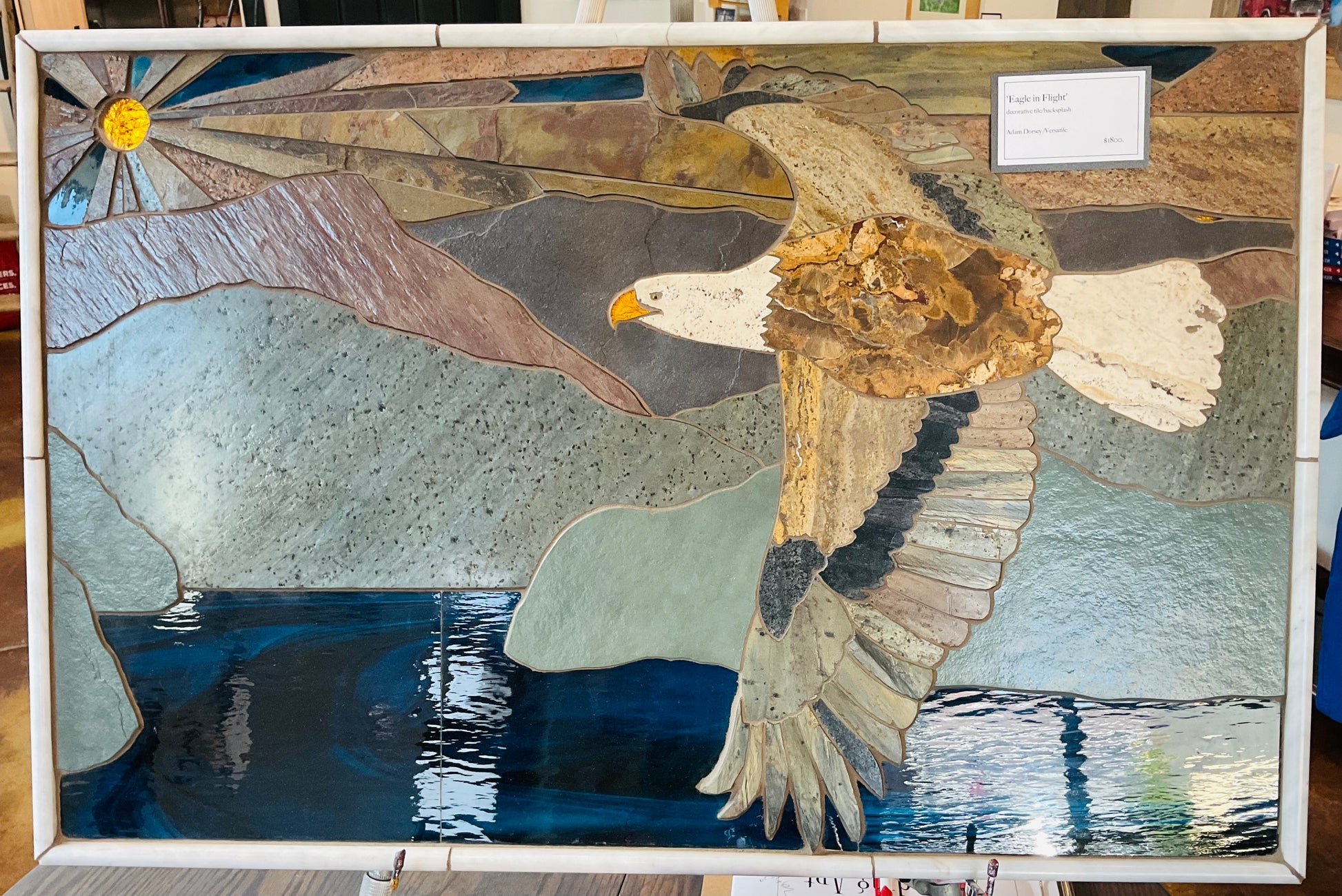 Eagle in flight