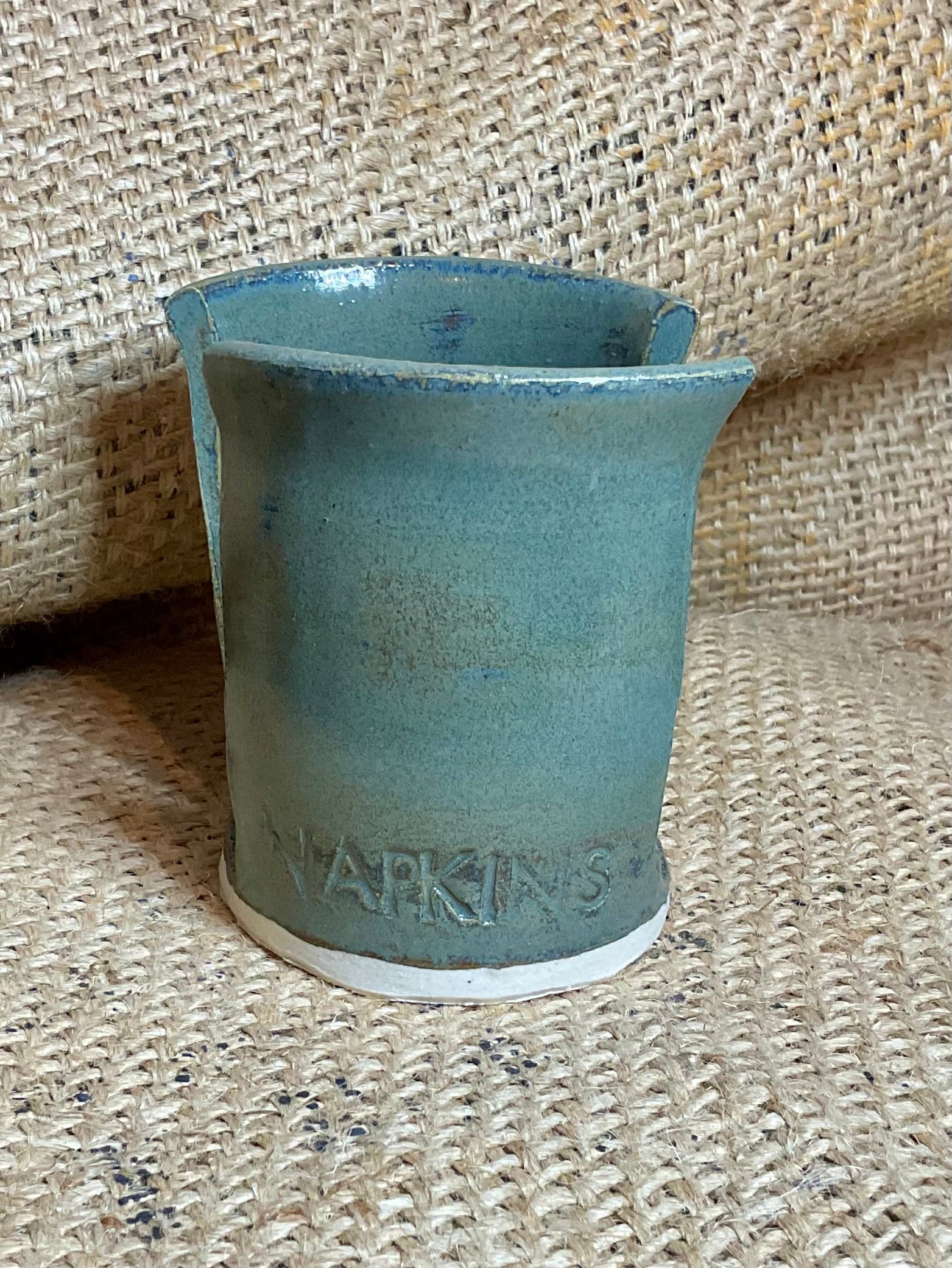 Pottery- napkin holder