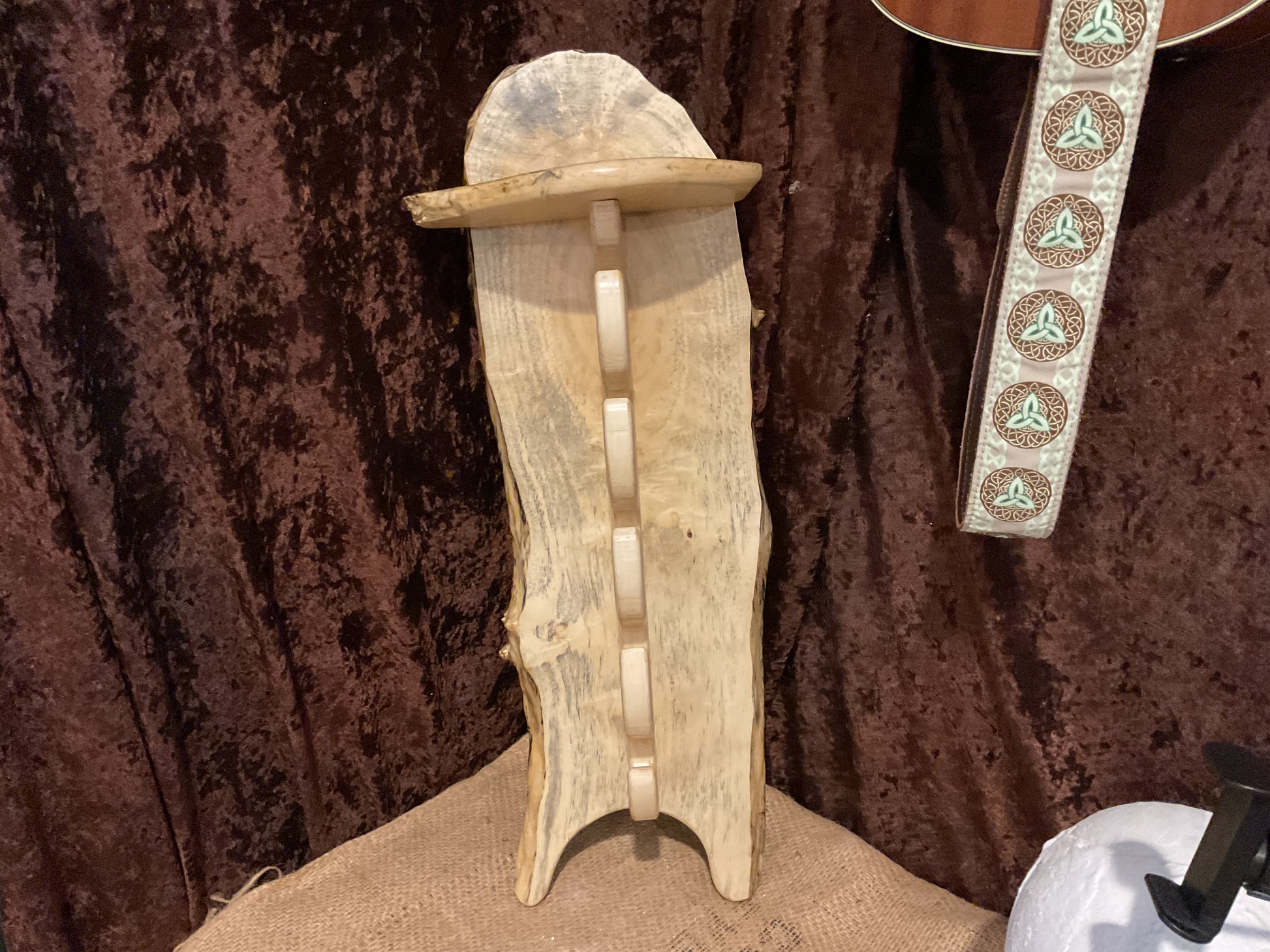 Hat rack with shelf