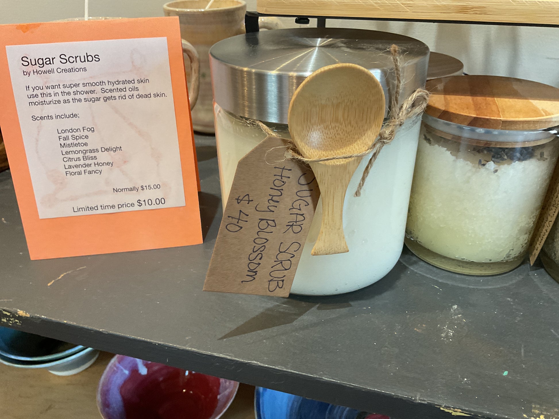 Sugar scrub large Howell Creations