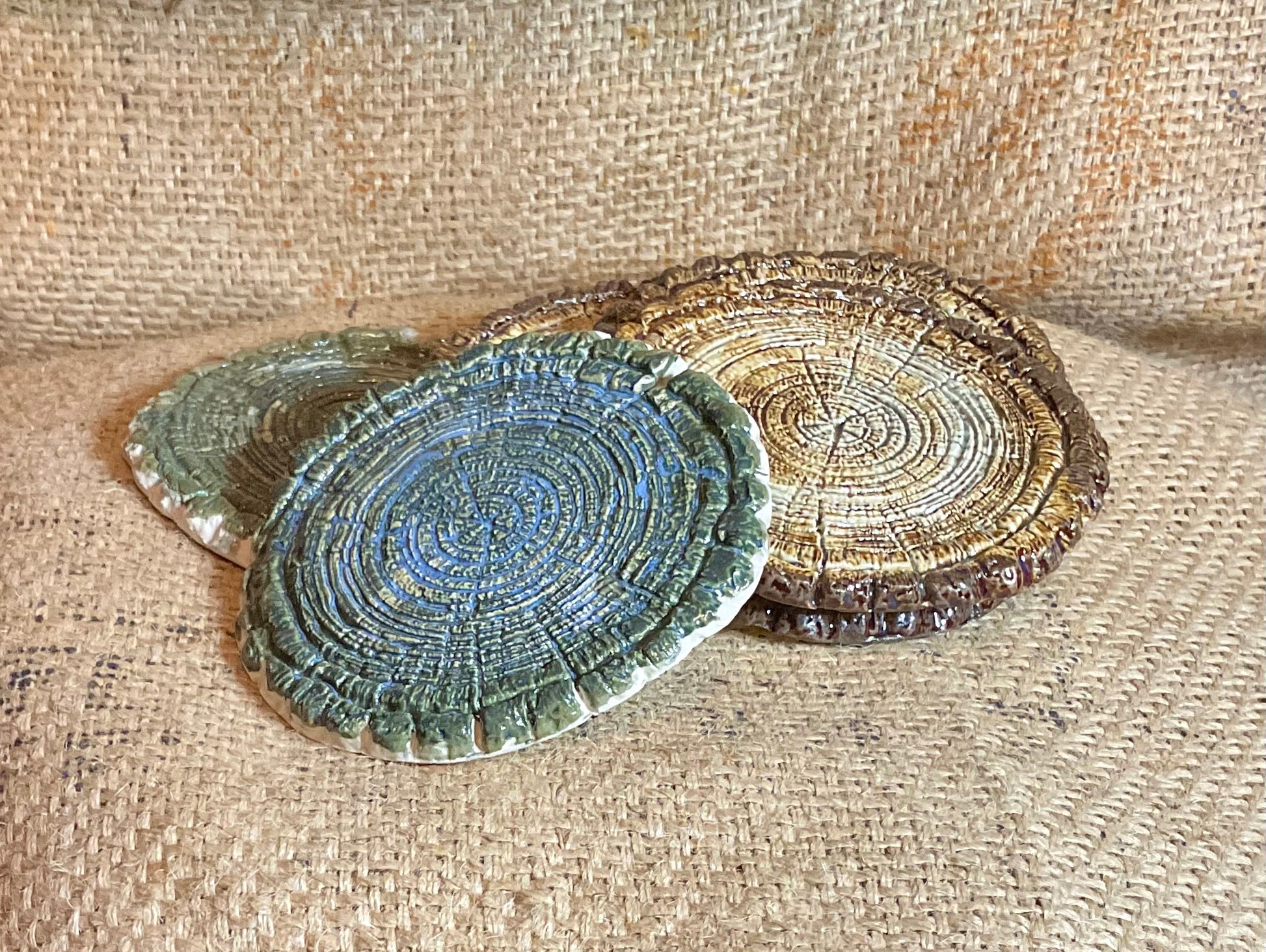 Pottery- assorted coasters