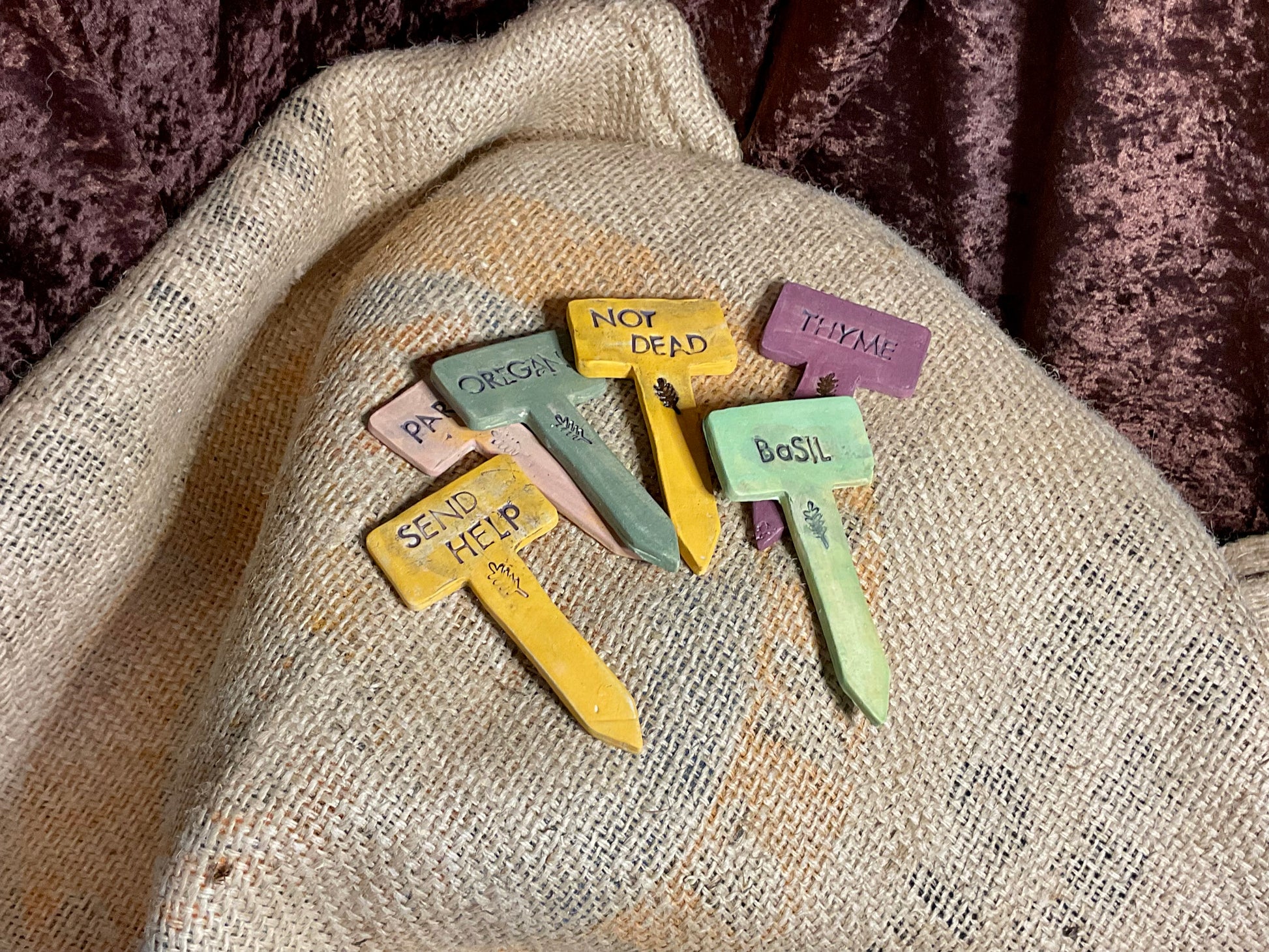 Pottery- plant stakes