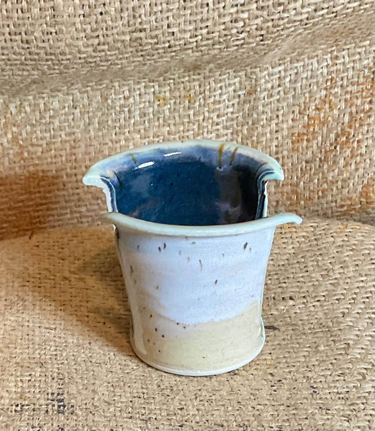 Pottery- wonky napkin/ sponge holder