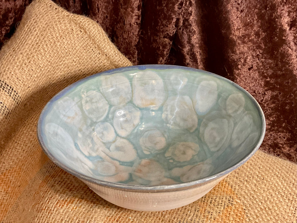 Pottery- Frozen pond bowl- large