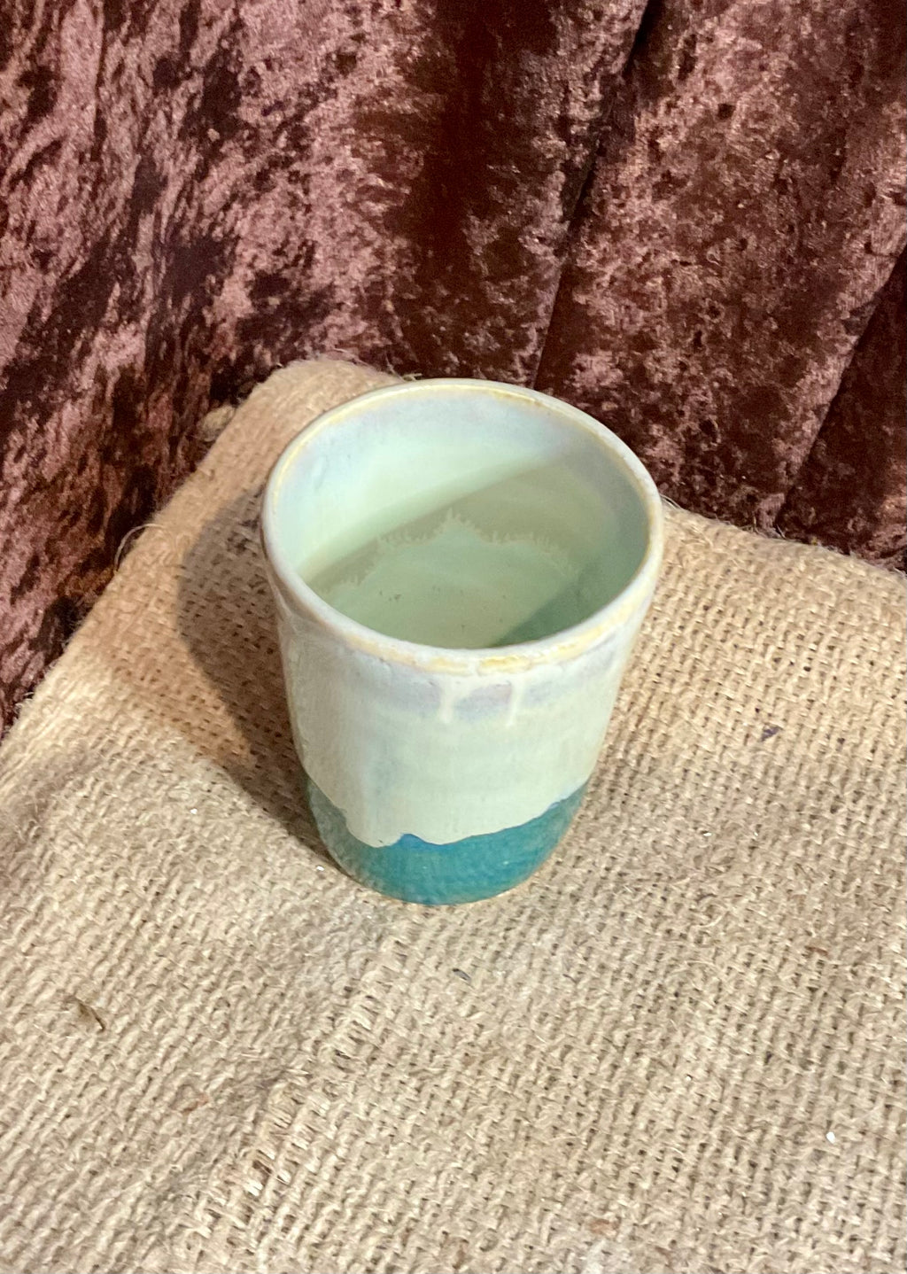 Pottery cup