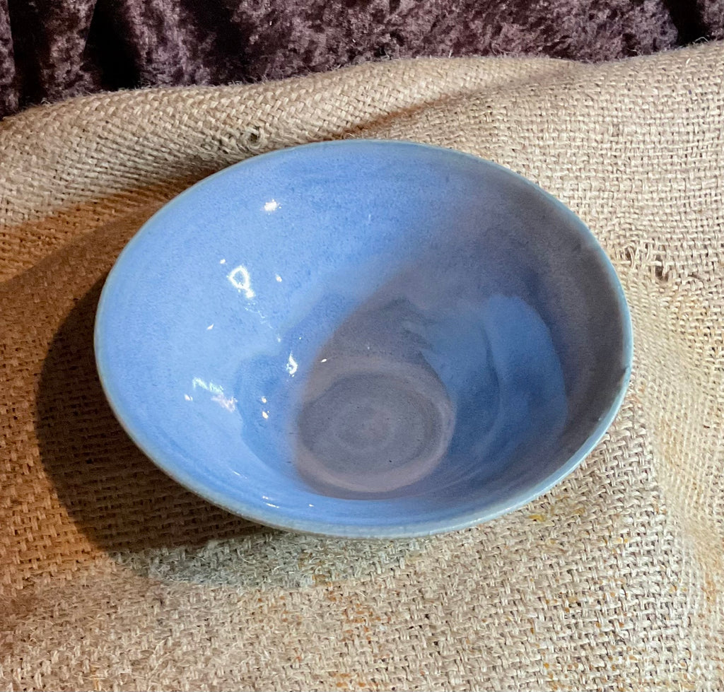 Pottery Glacier blue bowl. Medium