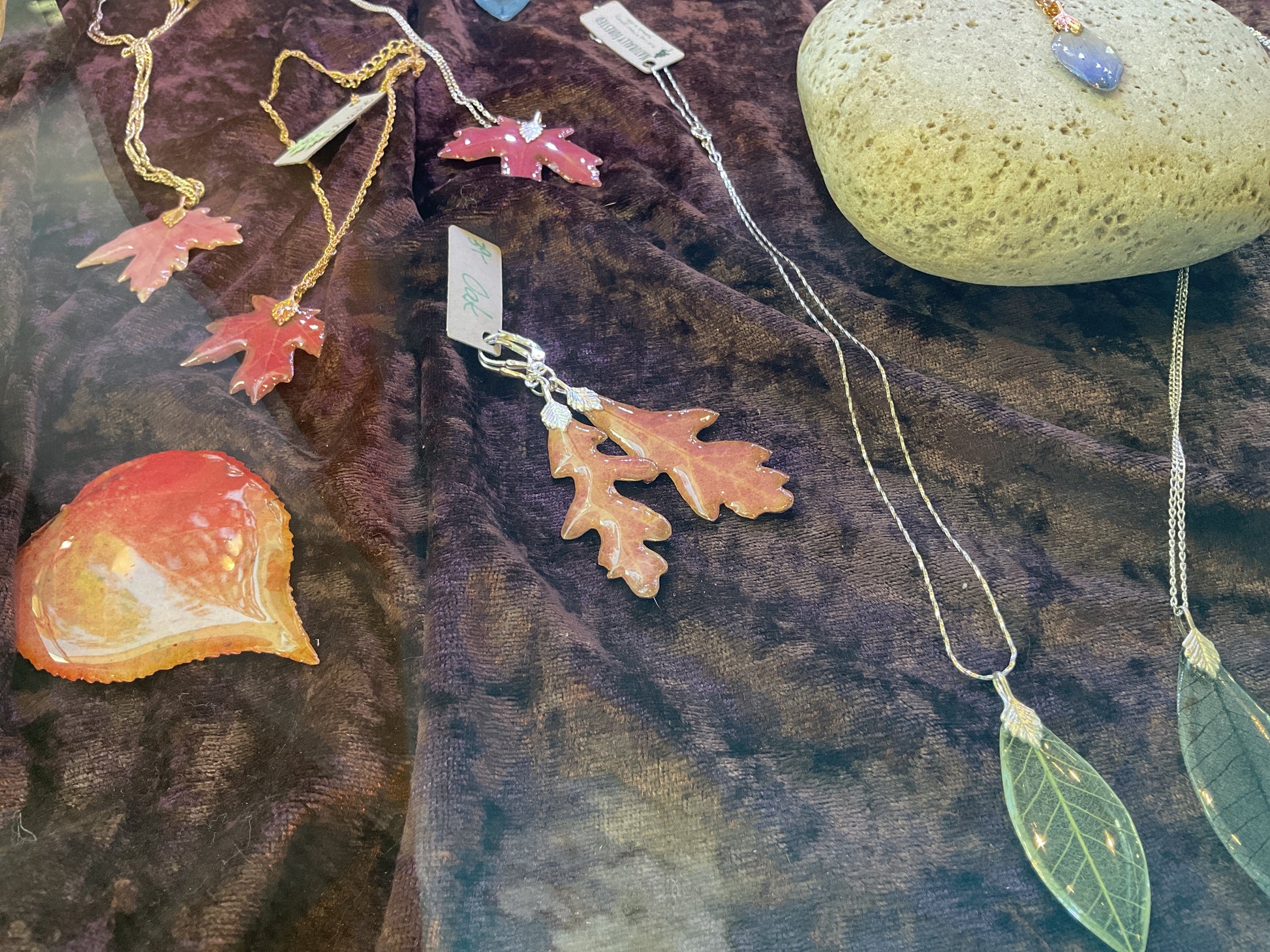 Naturally Forested-oak earrings