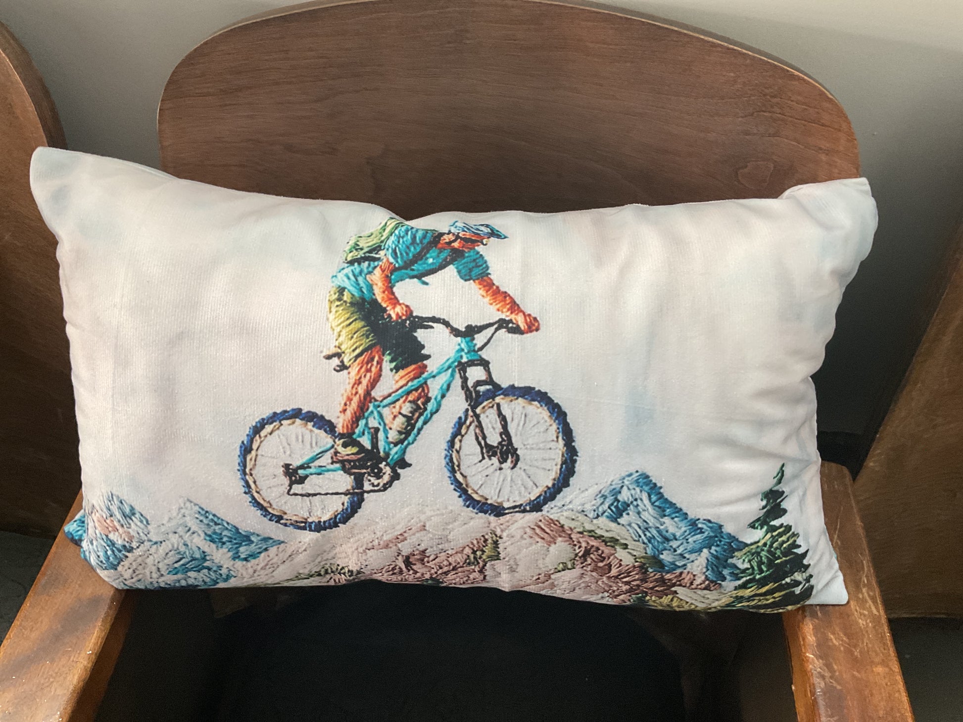 Pillow- Mountain biker