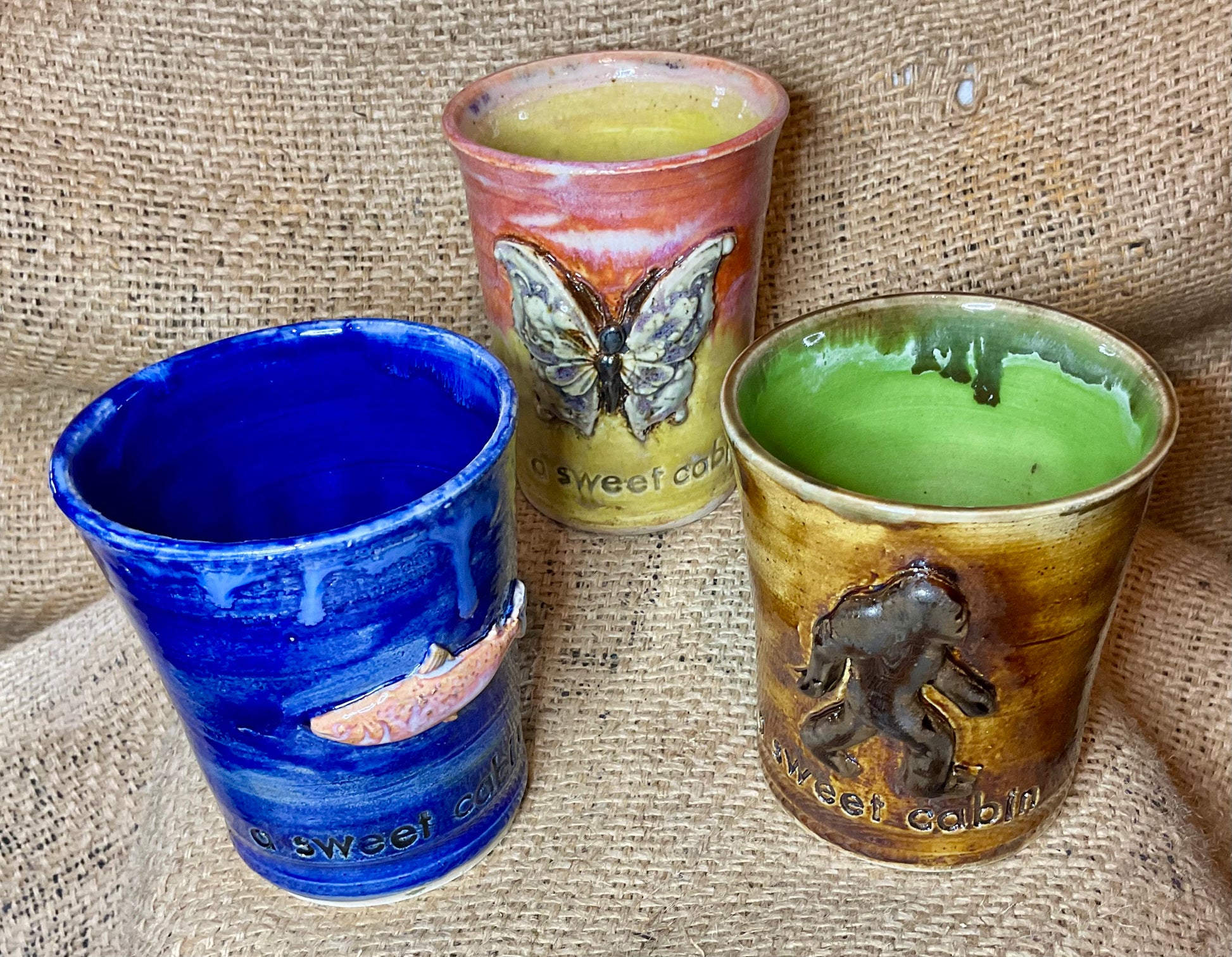 Commish- a sweet cabin mugs