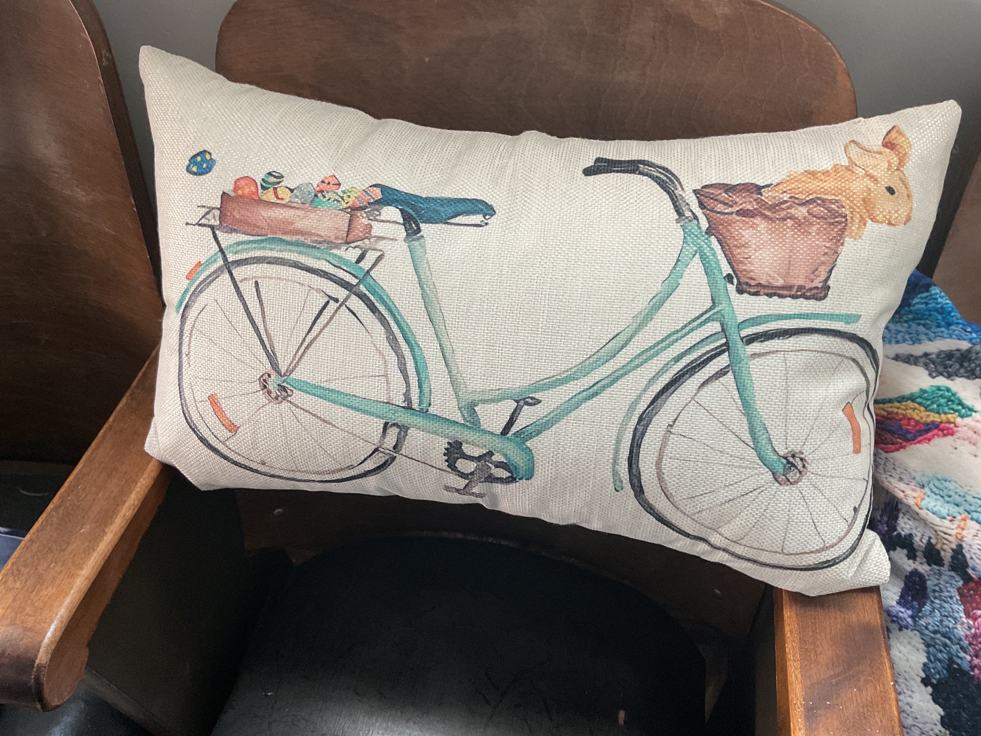 Pillow-bike bunny