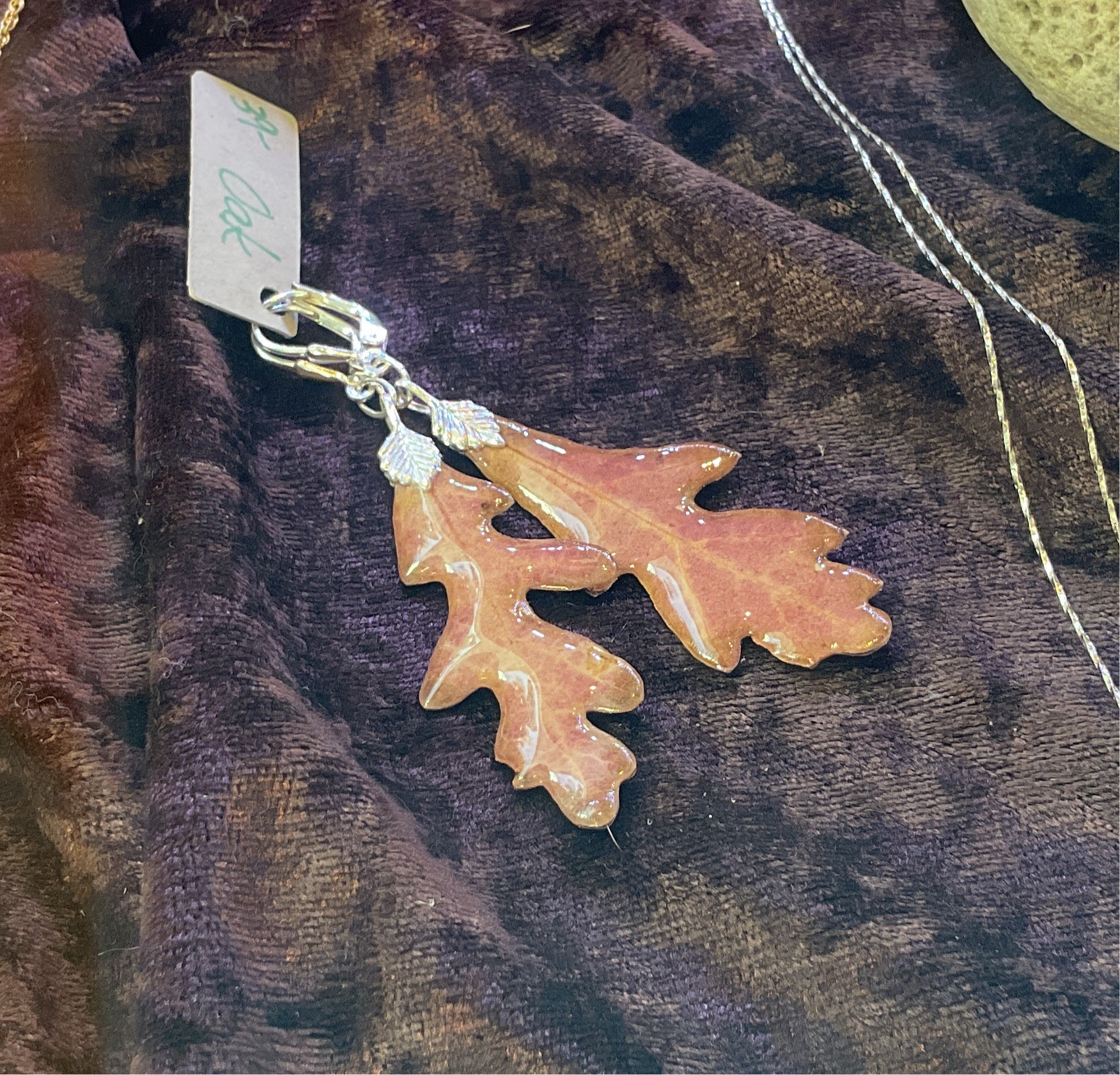 Naturally Forested-oak earrings