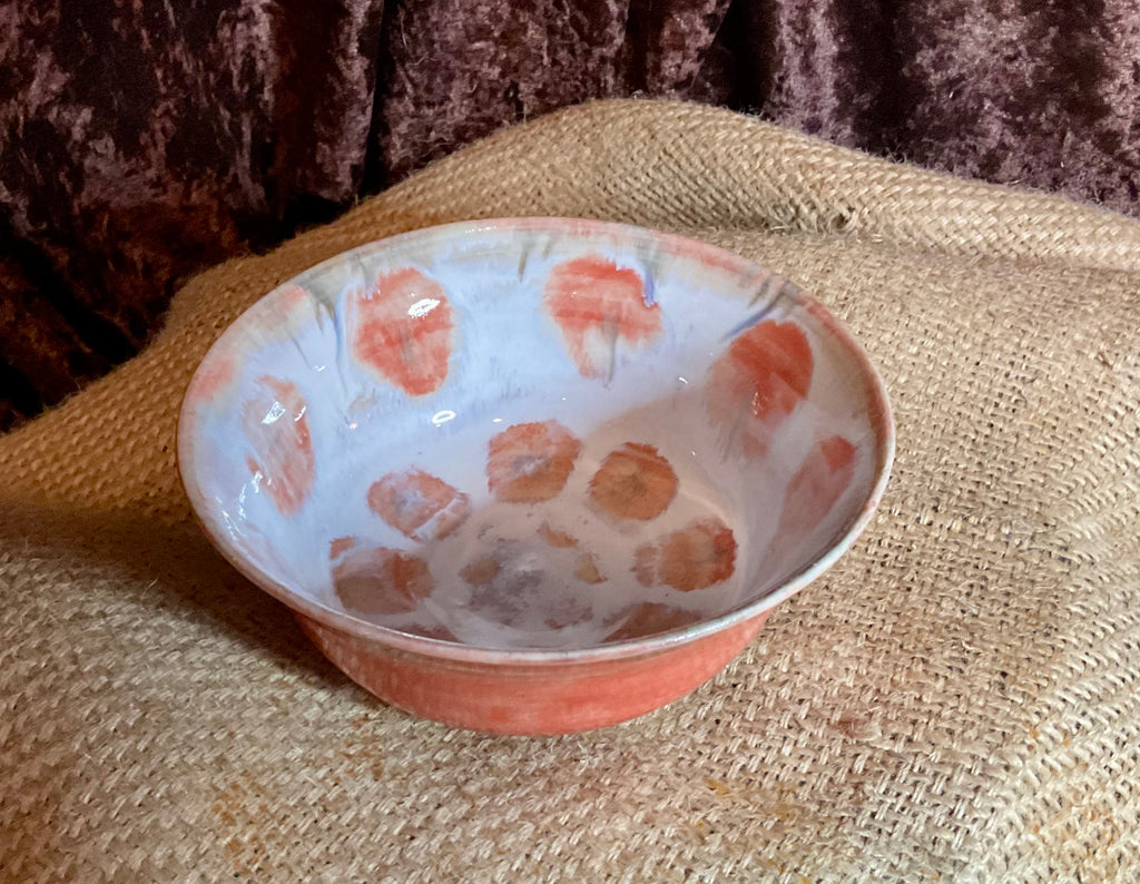 Pottery Mango petal bowl - medium