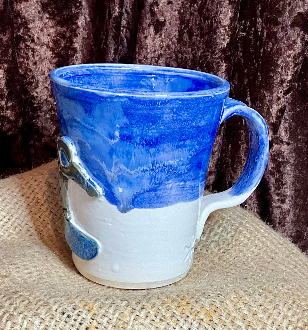 Pottery- snowboard mug