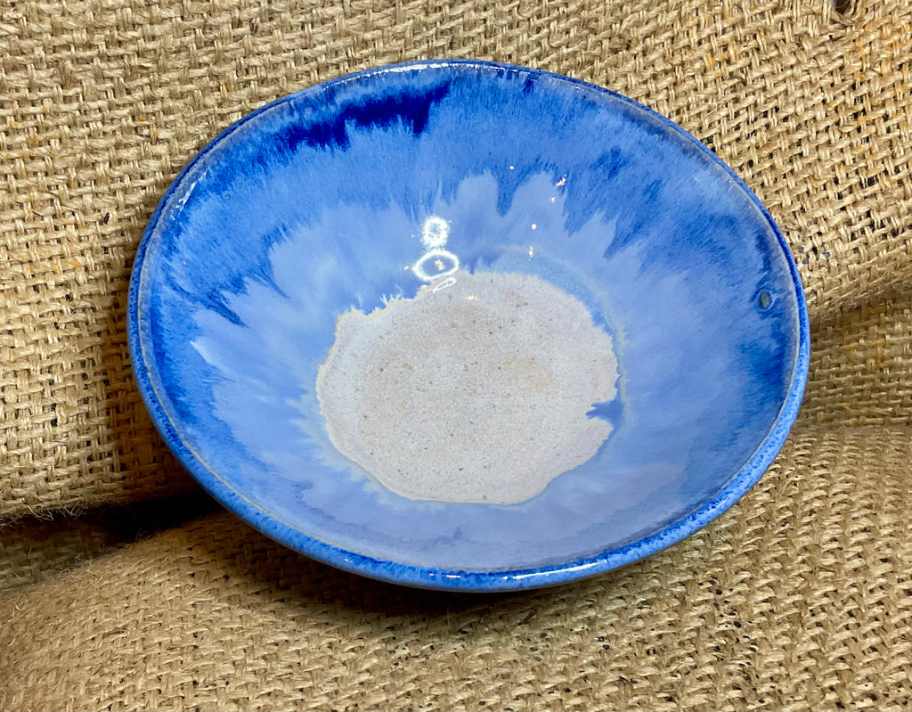 Pottery- blue bowl medium