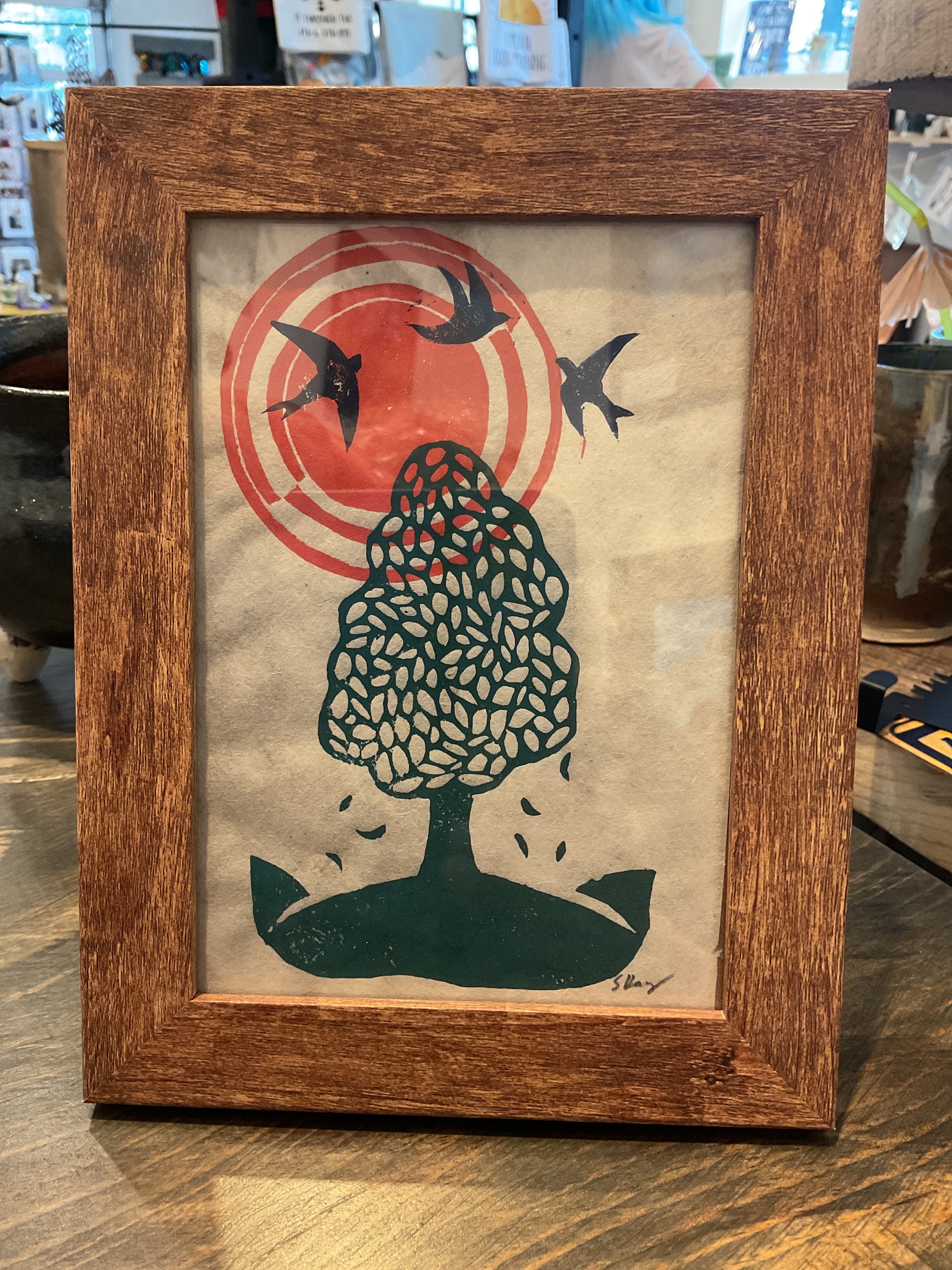 Falling leaves print