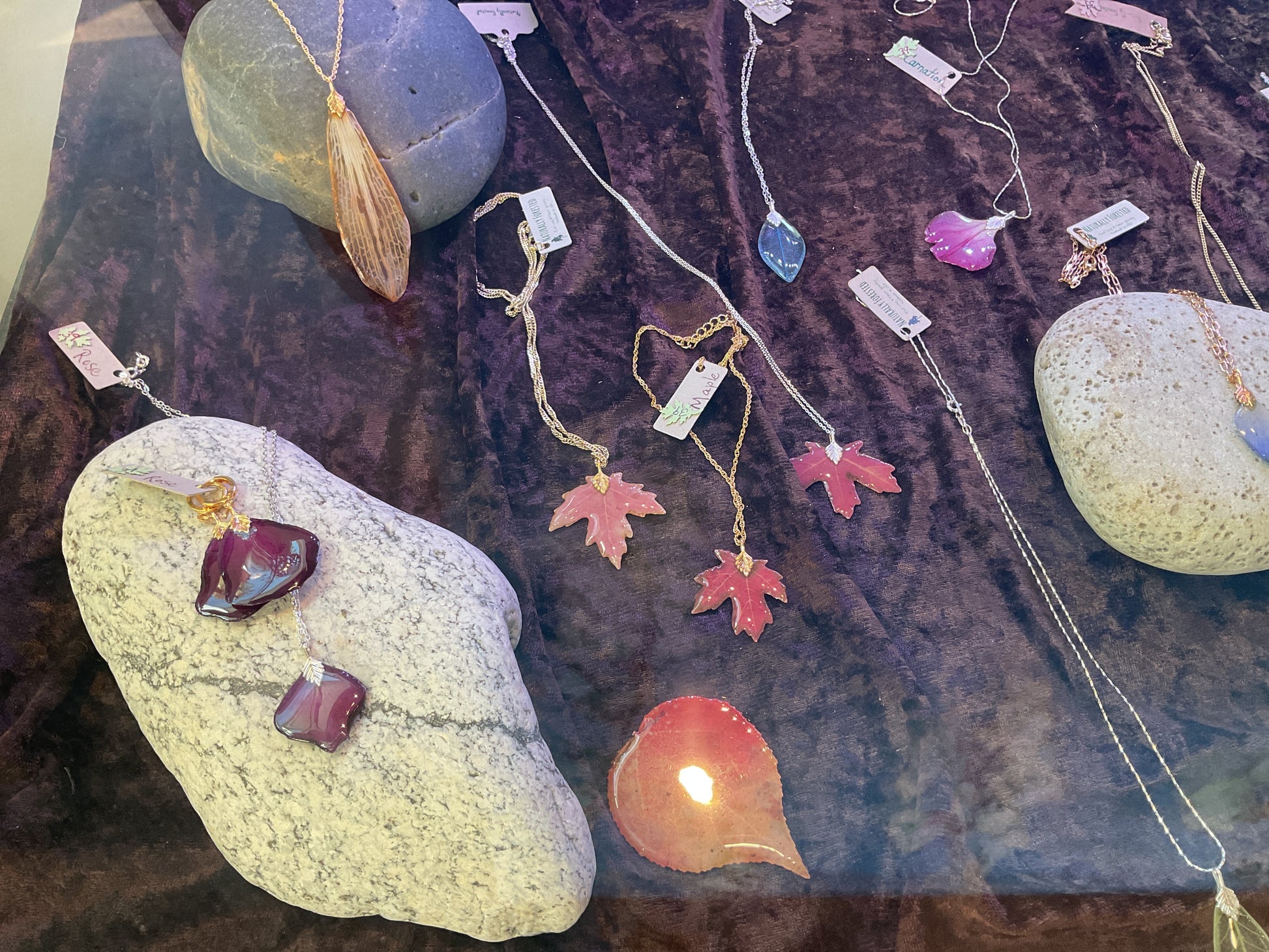 Naturally Forested-Maple necklace