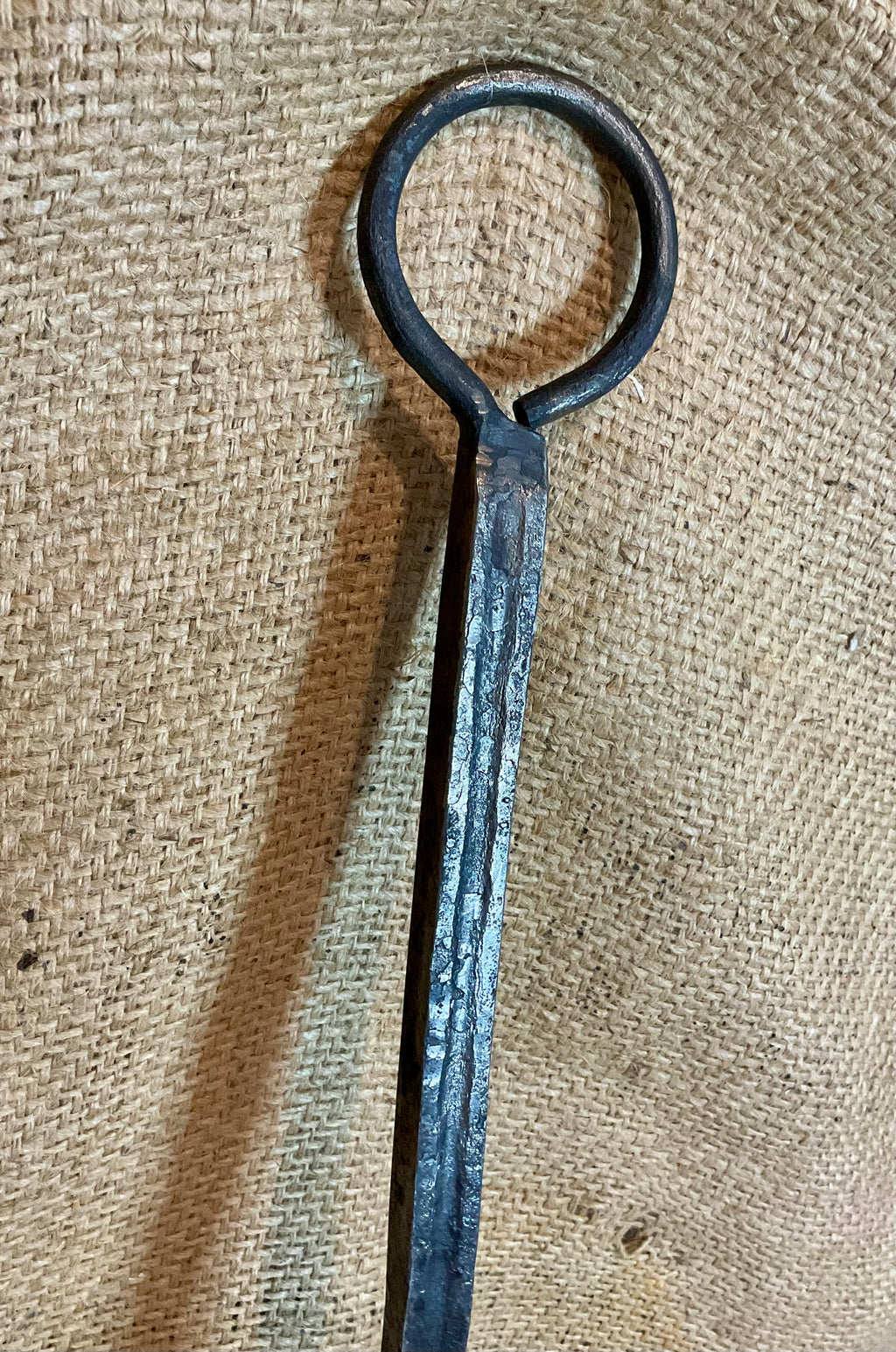 Forged fire poker