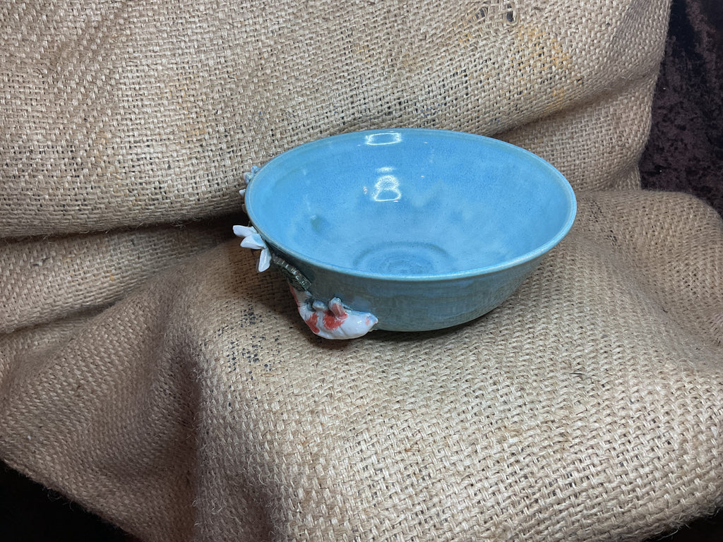 Pottery- koi pond bowl