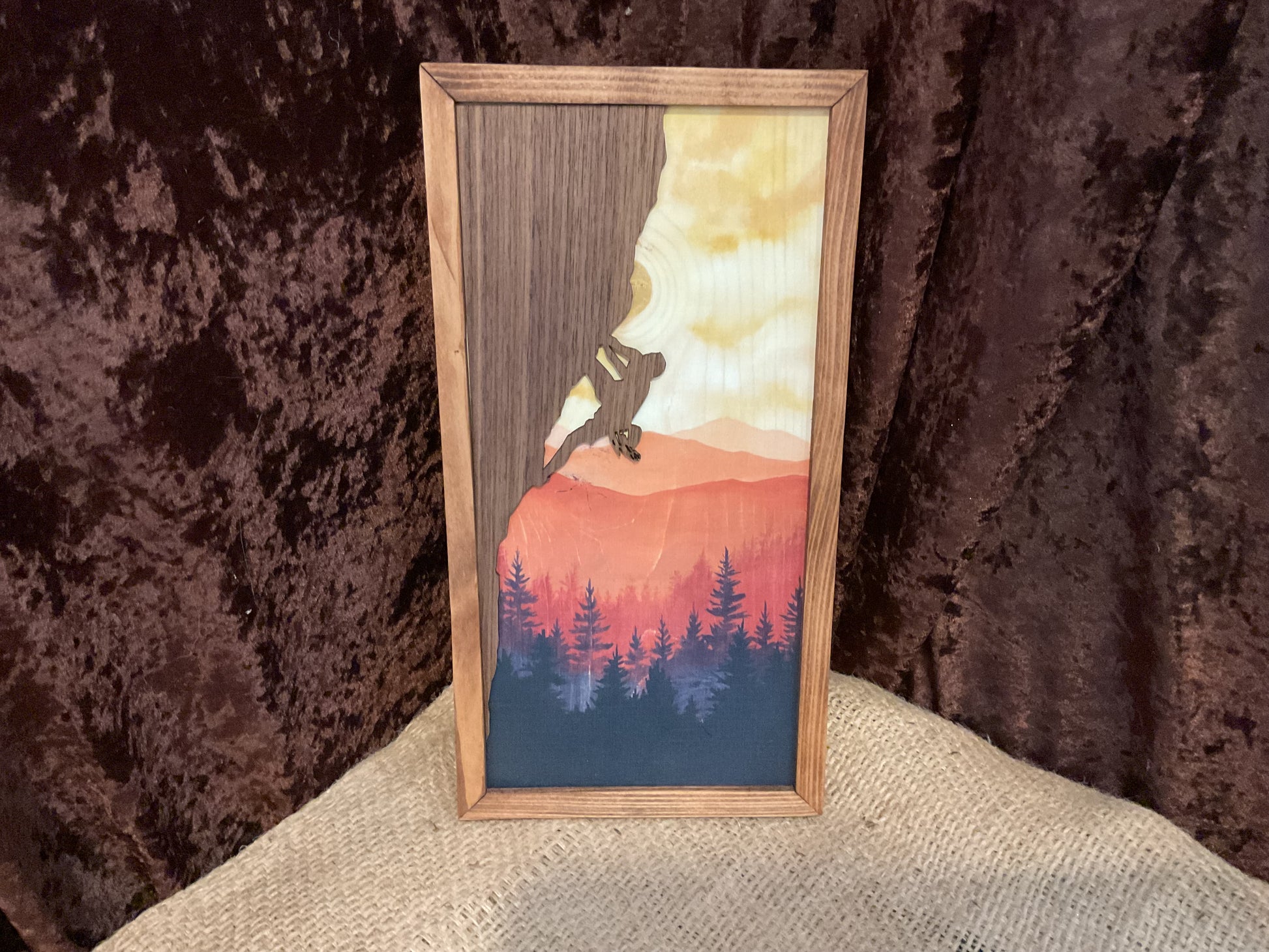 Rock climber wall art