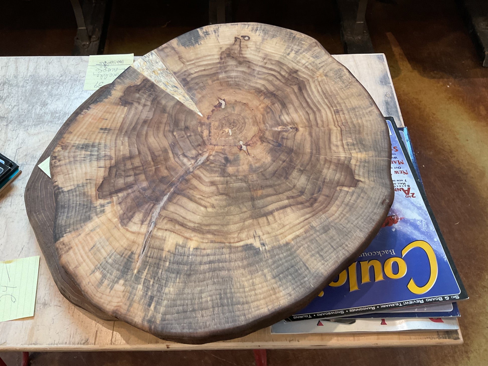 Charcuterie round with handles