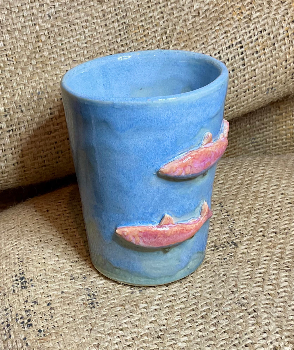 Pottery- fish mug