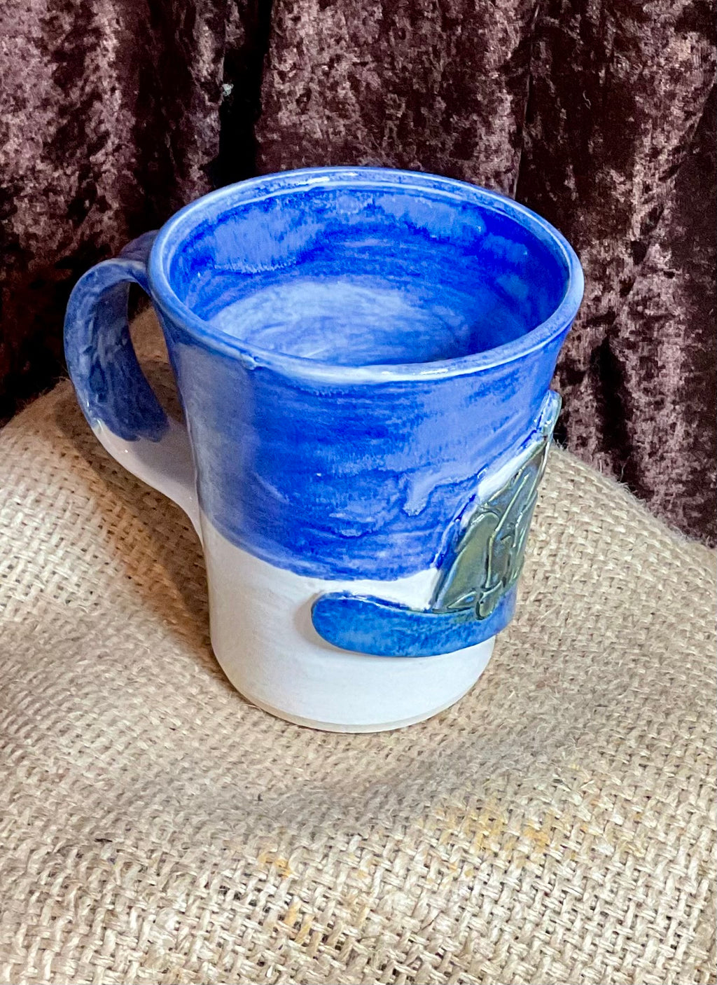 Pottery- snowboard mug