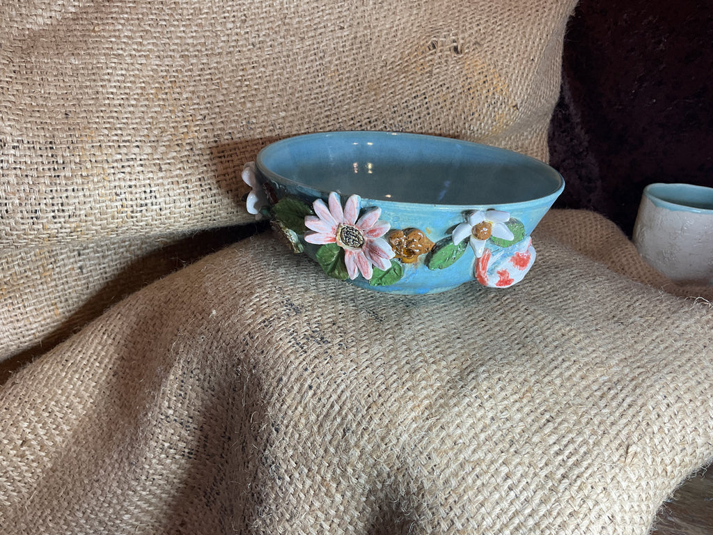 Pottery- koi pond bowl