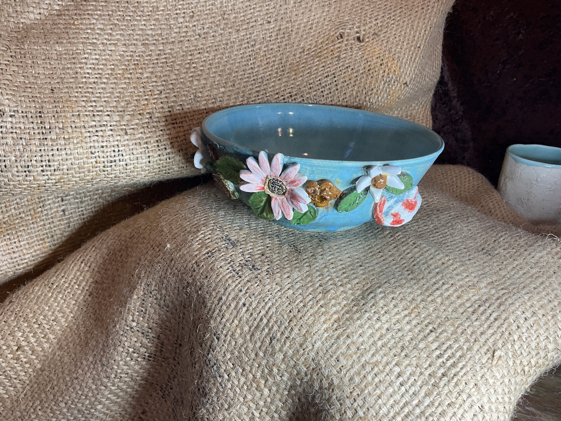 Pottery- koi pond bowl