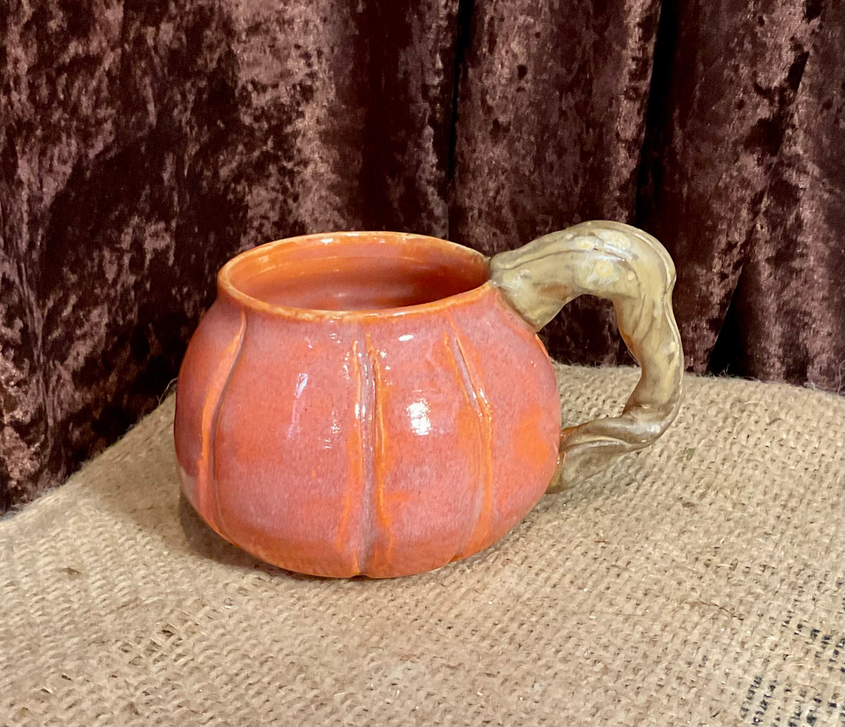 Pottery Pumpkin mug