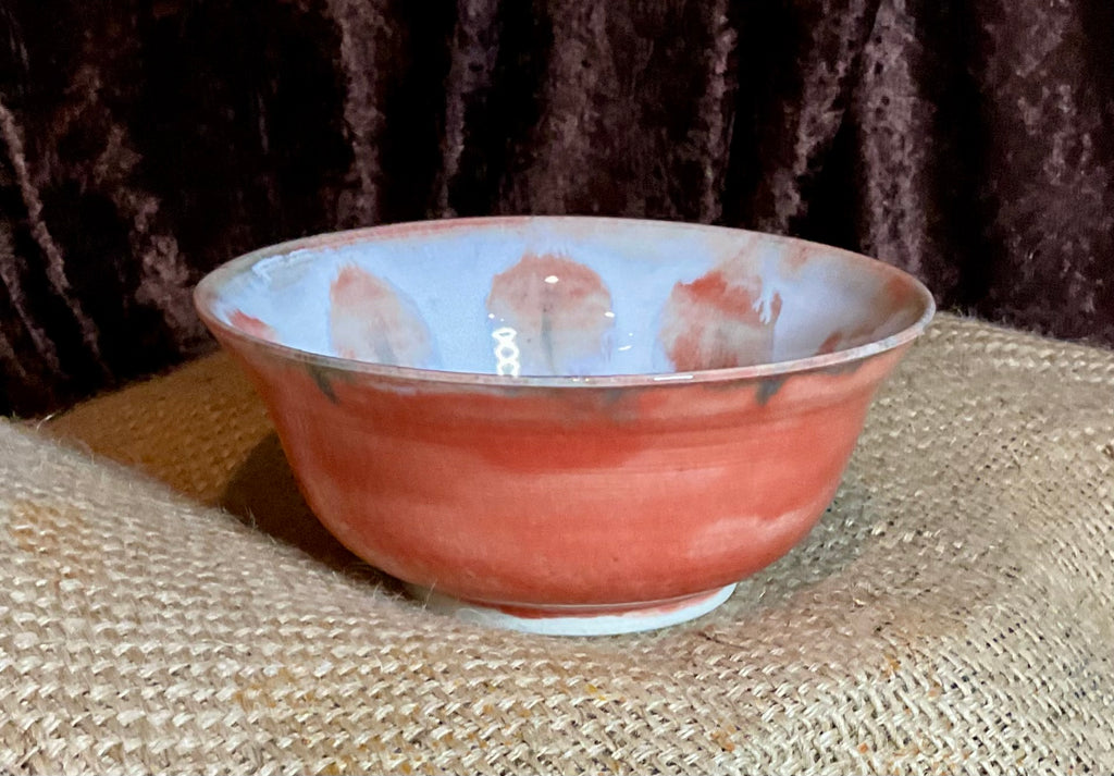 Pottery Mango petal bowl - medium
