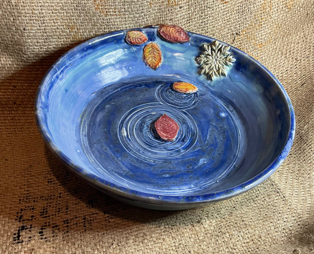 Pottery-‘First snow last leaves’ Bowl