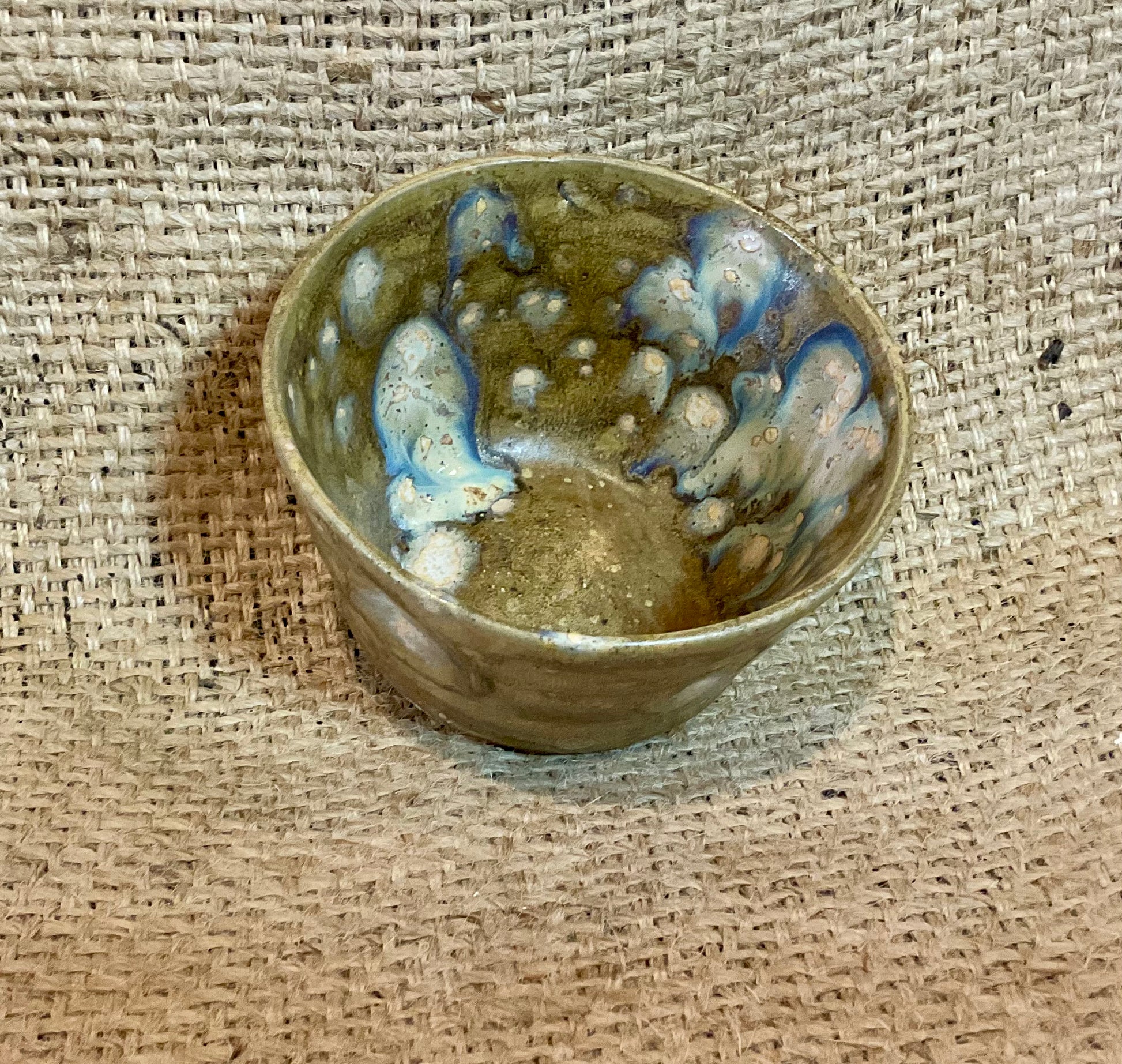 Pottery- small bowl in tans
