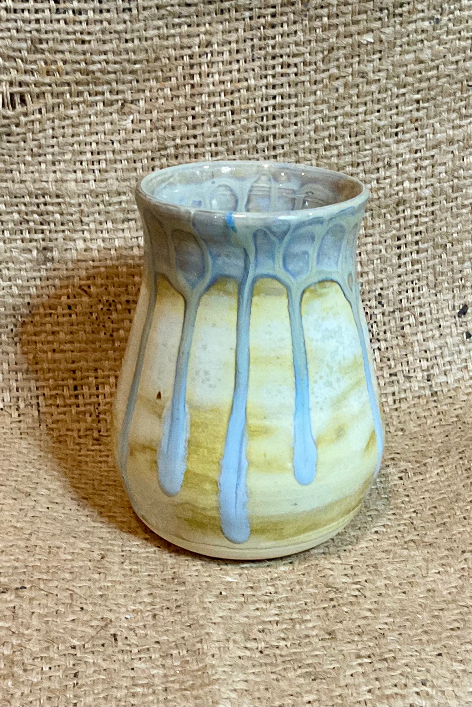 Pottery-vase