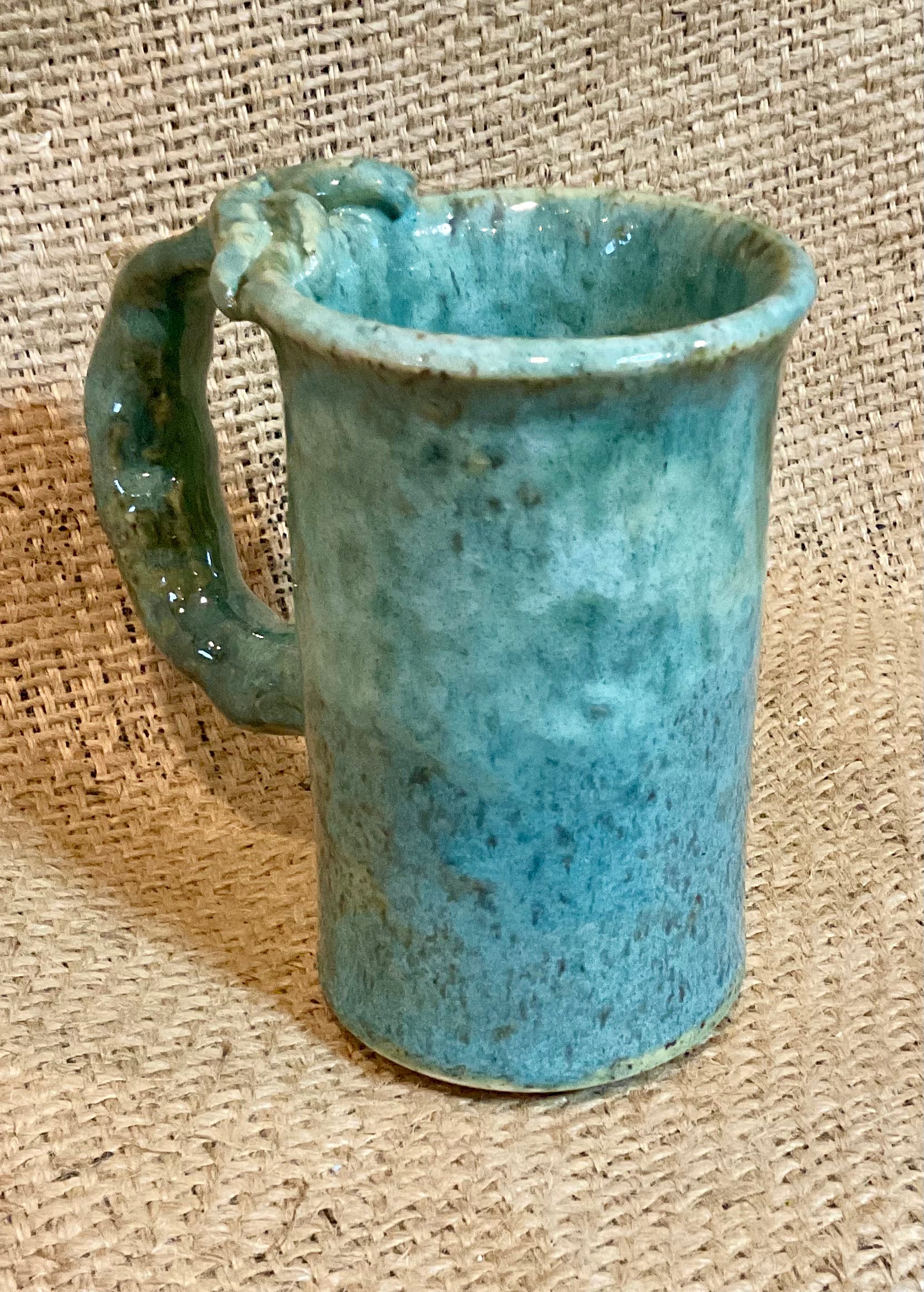 Pottery- tree handled mug