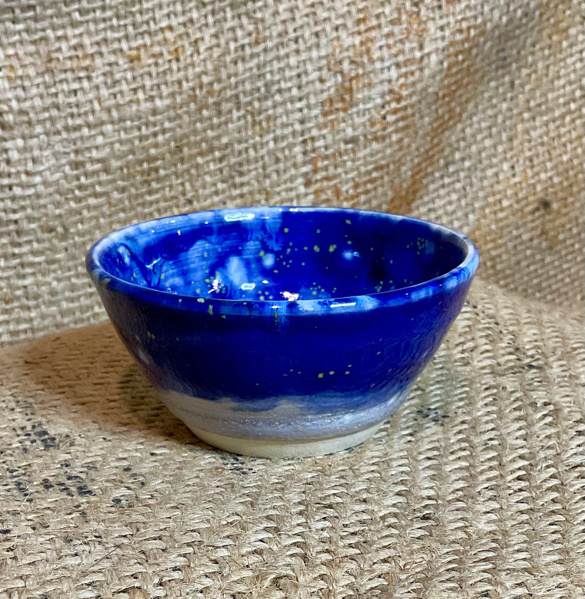 Pottery- 3.5 inch starry nights bowl