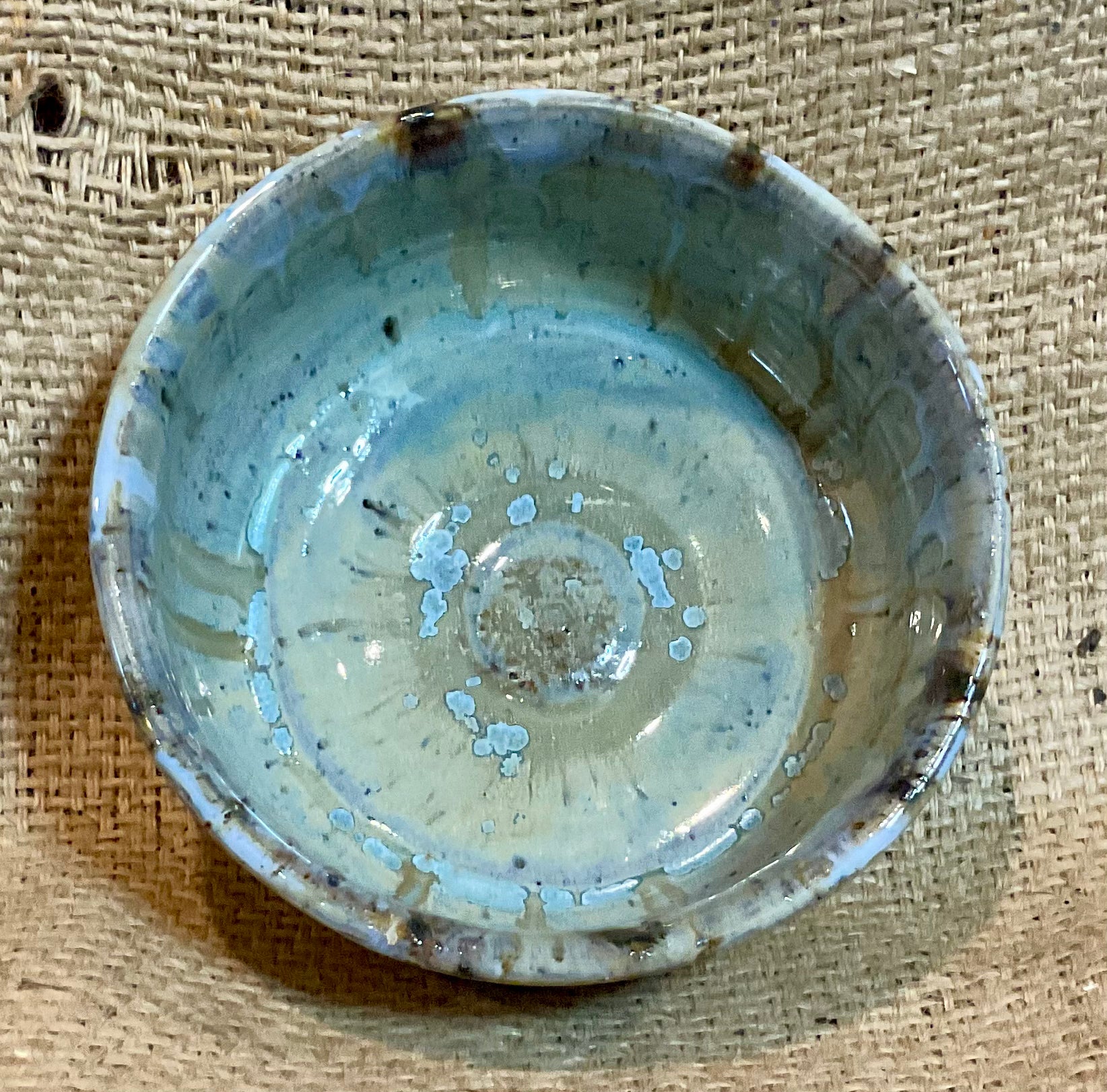 Pottery-gorgeous blue bowl