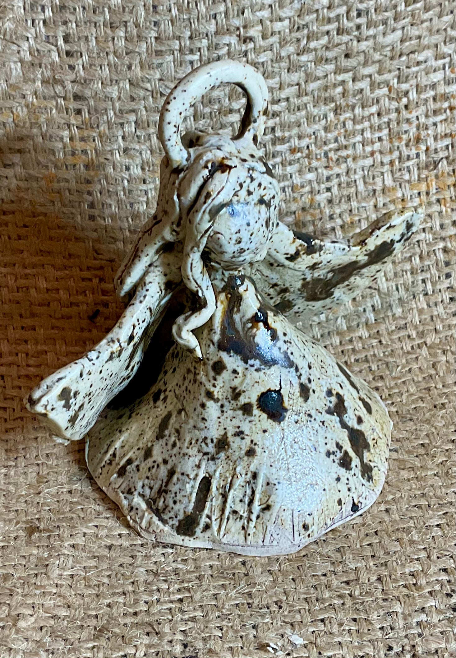 Pottery-angel ornament