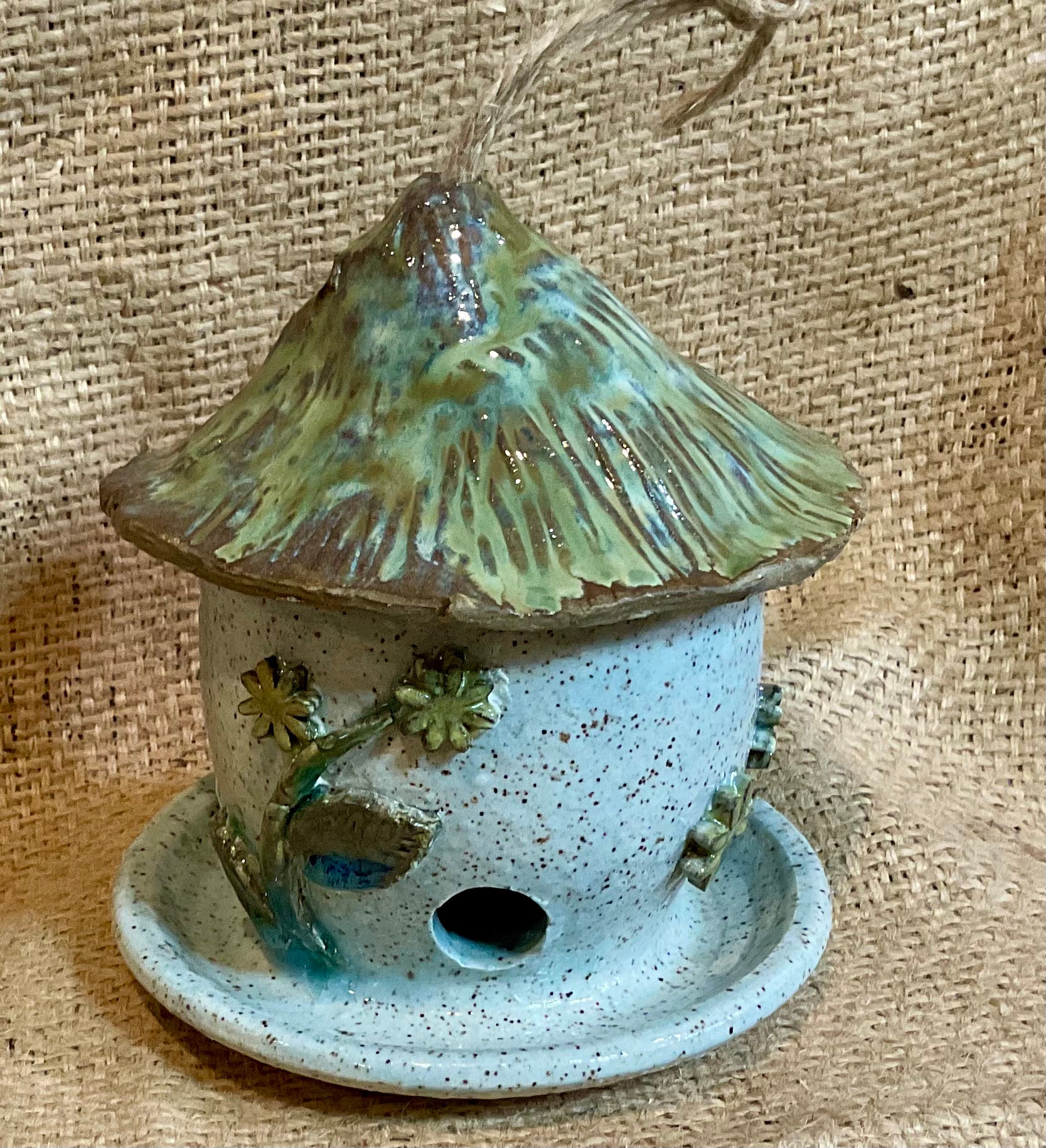 Pottery- bird feeder