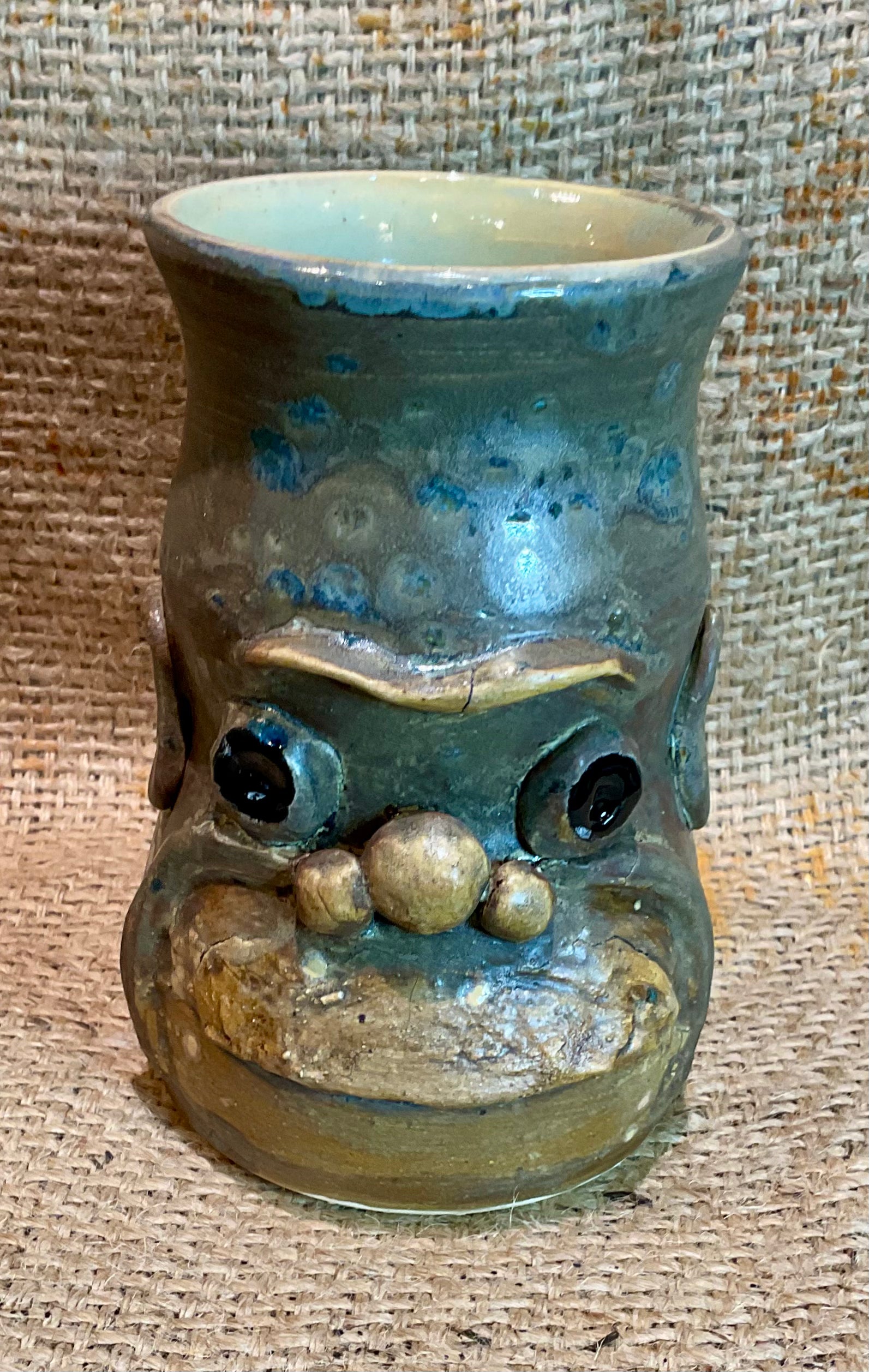 Pottery-Tiki-monkey mug