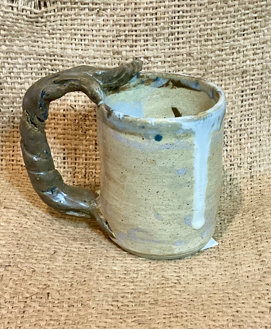 Pottery- tree handle mug