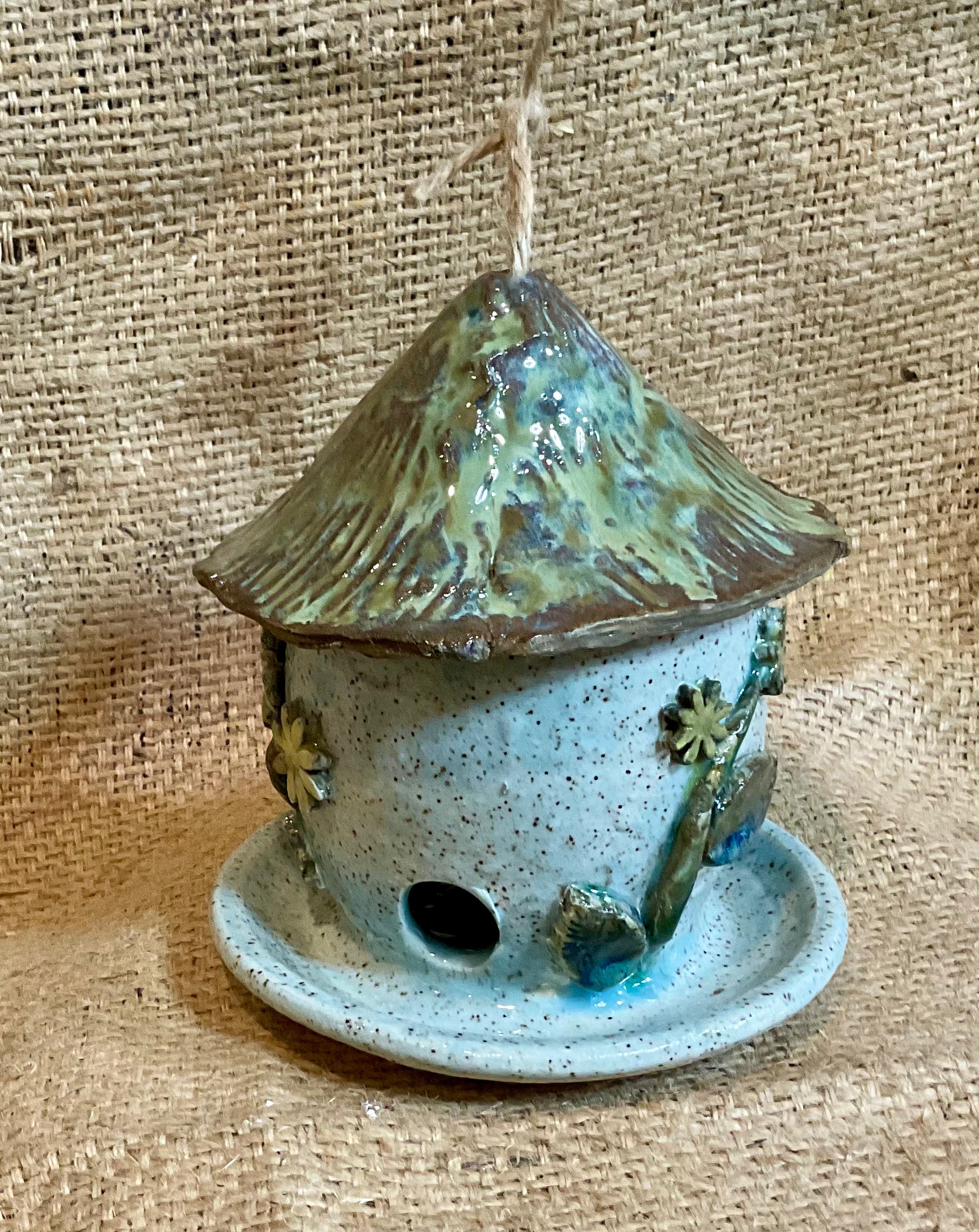 Pottery- bird feeder