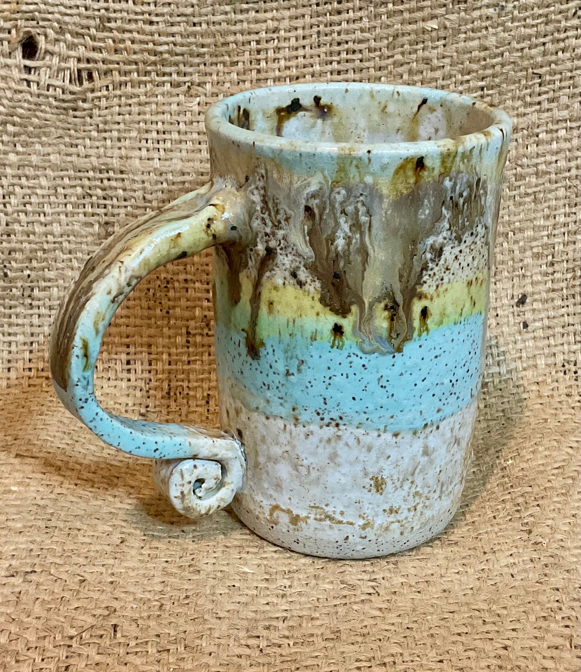 Pottery- LARGE coffee mug