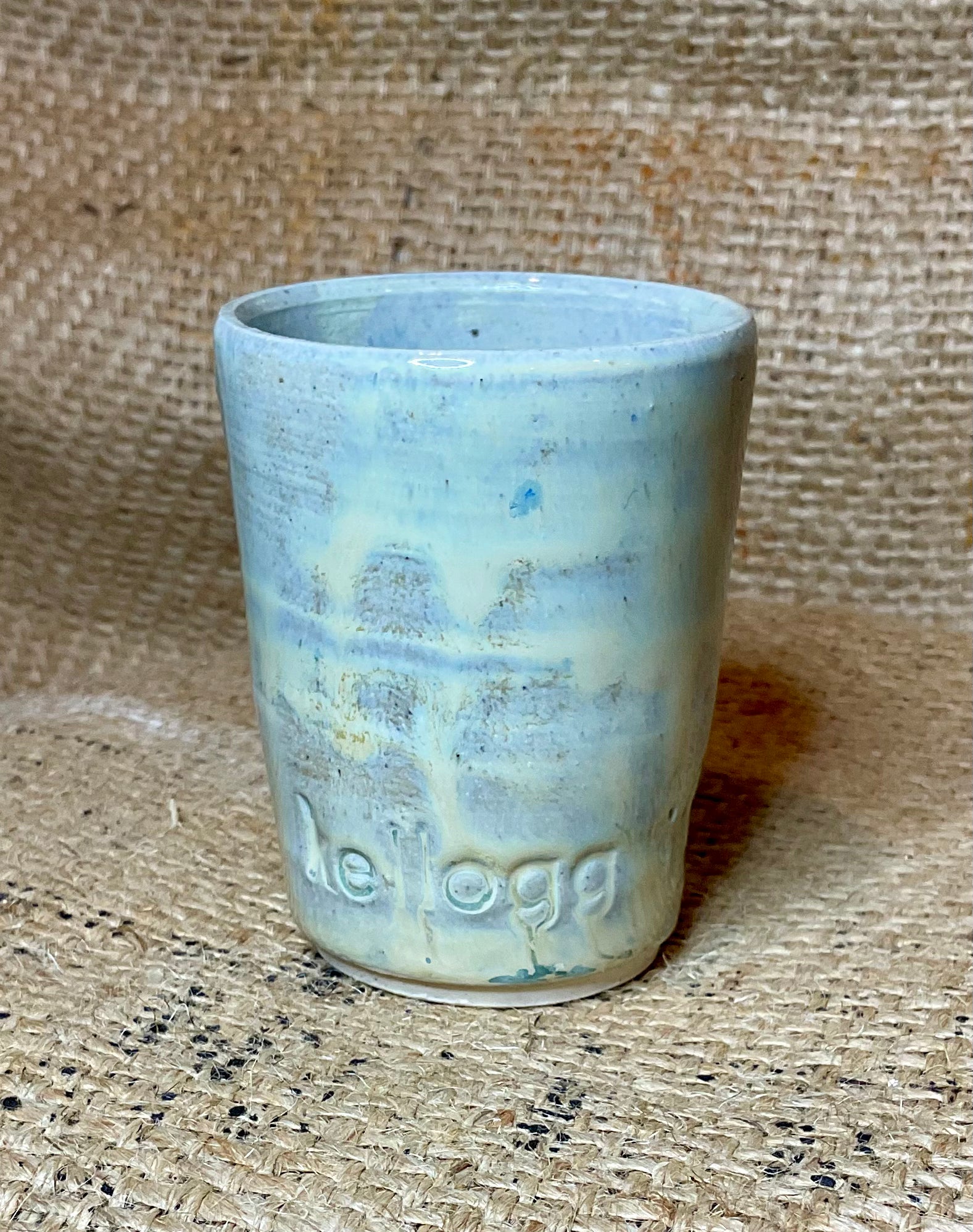 Pottery- large Kellogg shot glass