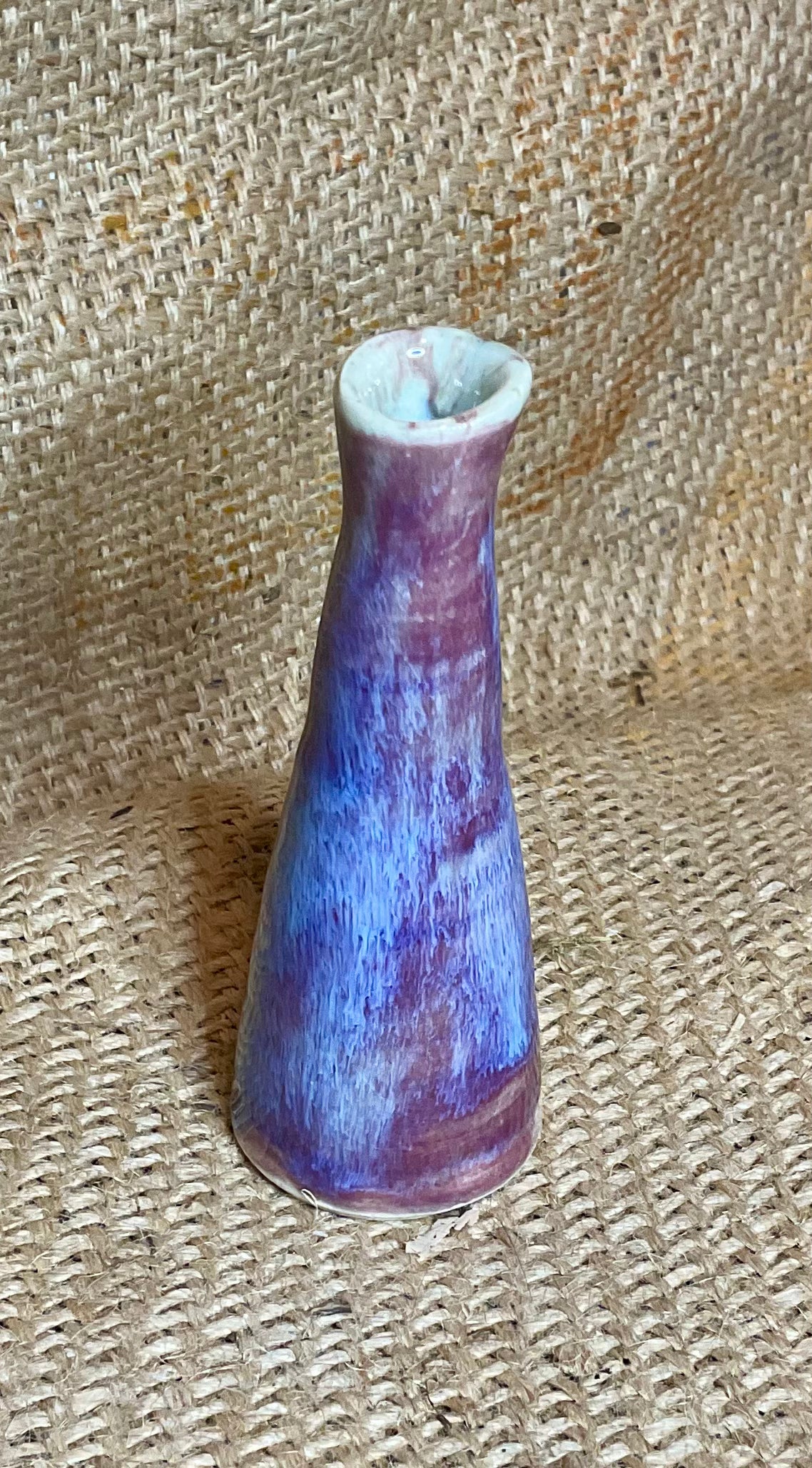 Pottery- small single bud vase