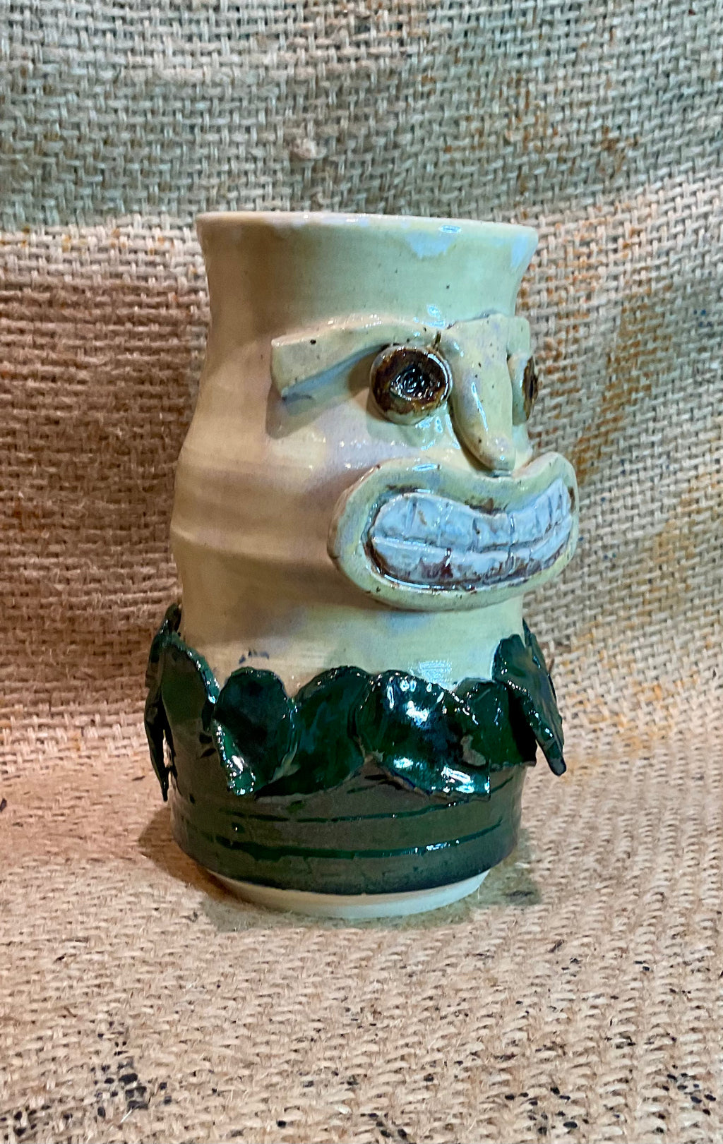 Pottery- hula man tiki