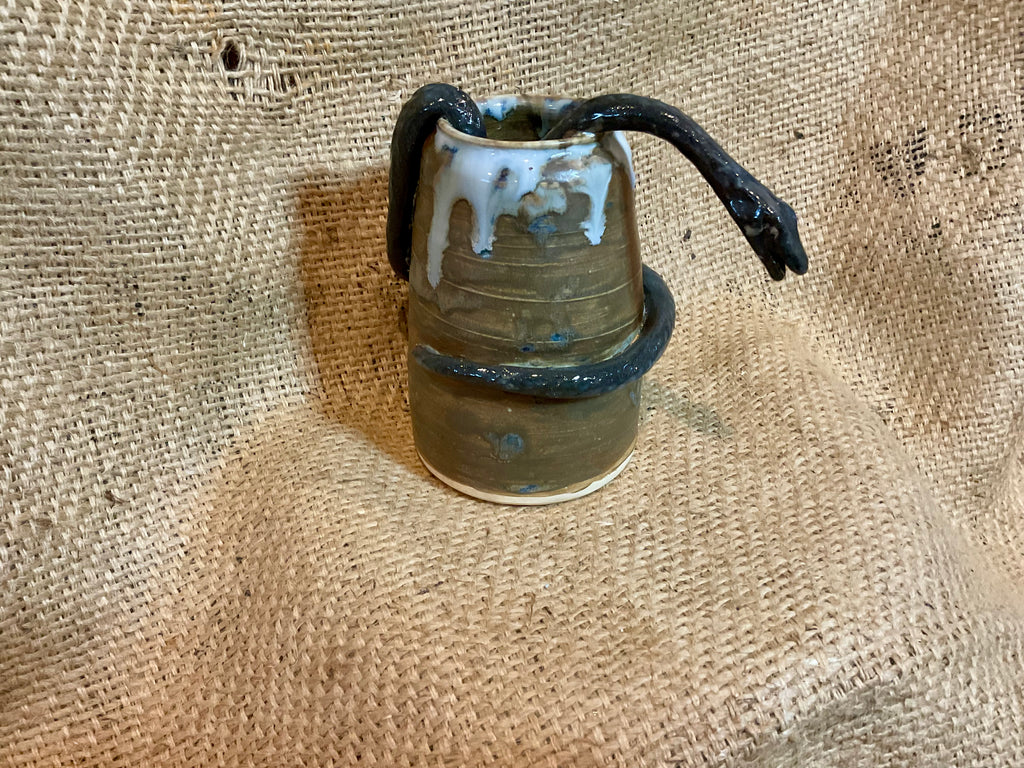 Pottery- snake vase