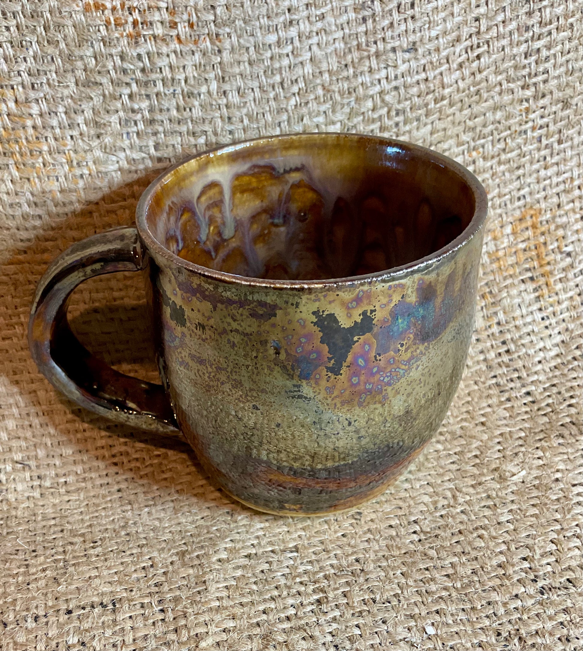 Pottery-solar flare mug