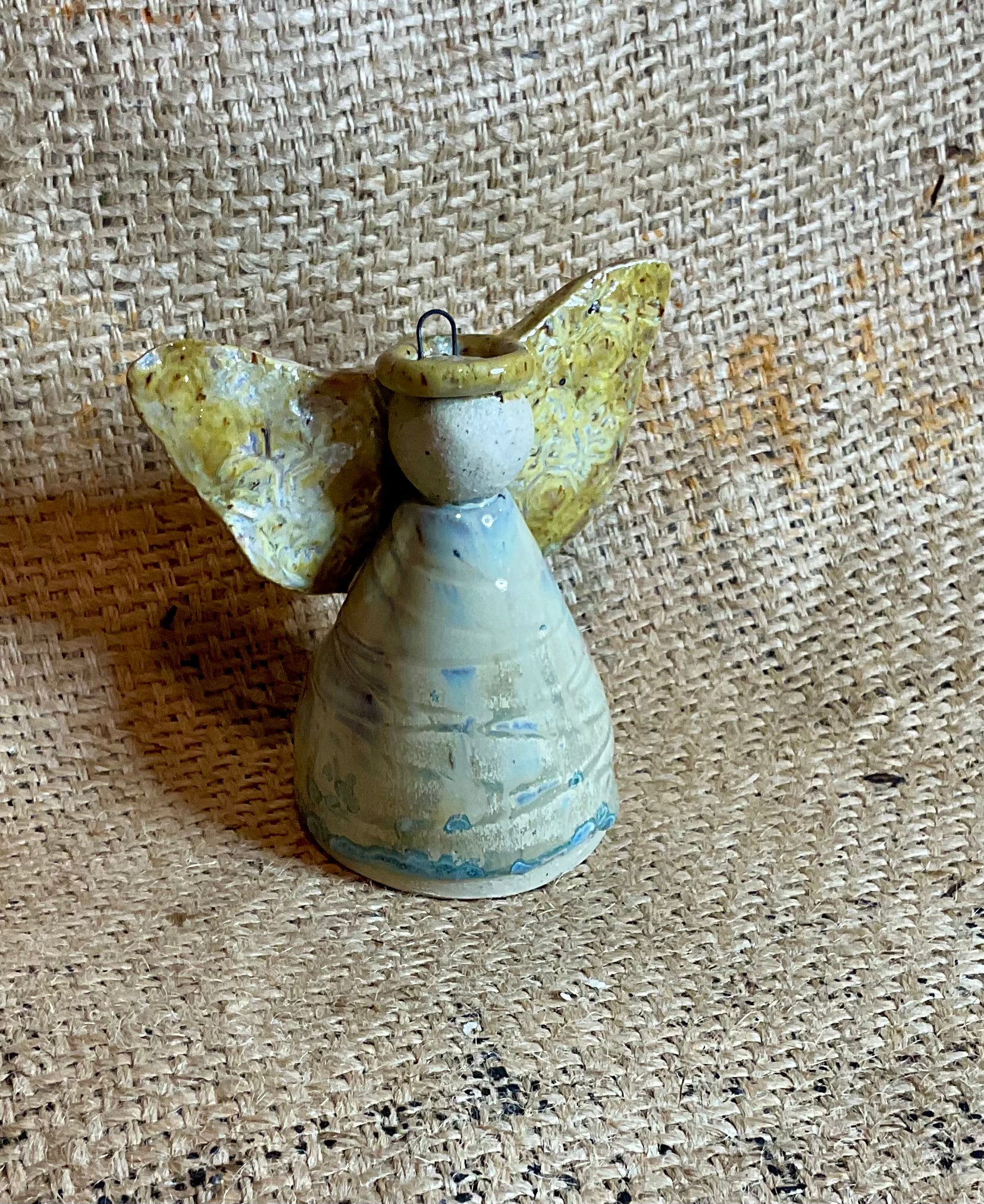 Pottery-angel ornament