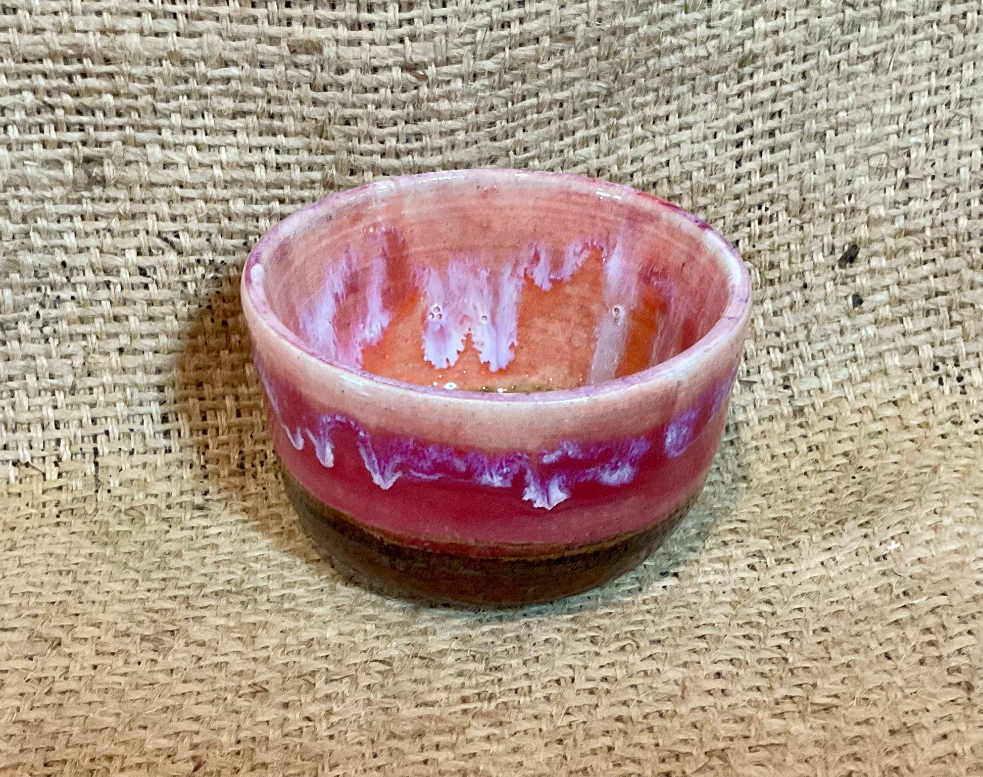 Pottery- all the reds in this bowl