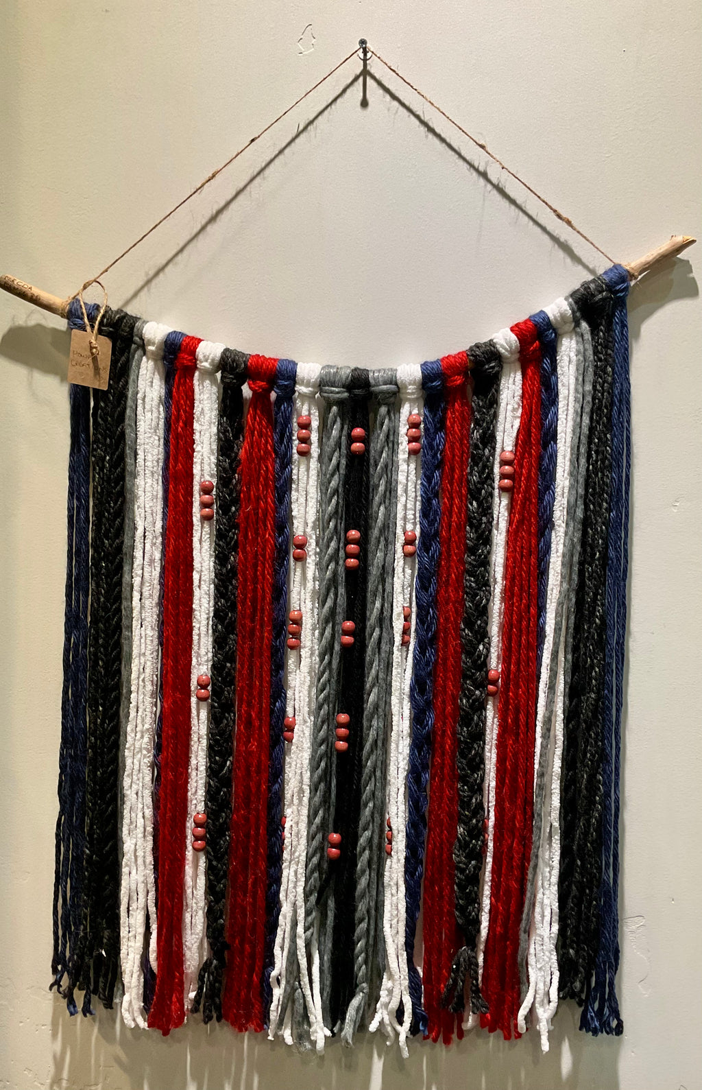 Wall hanging- Red white and blue NF CDA river